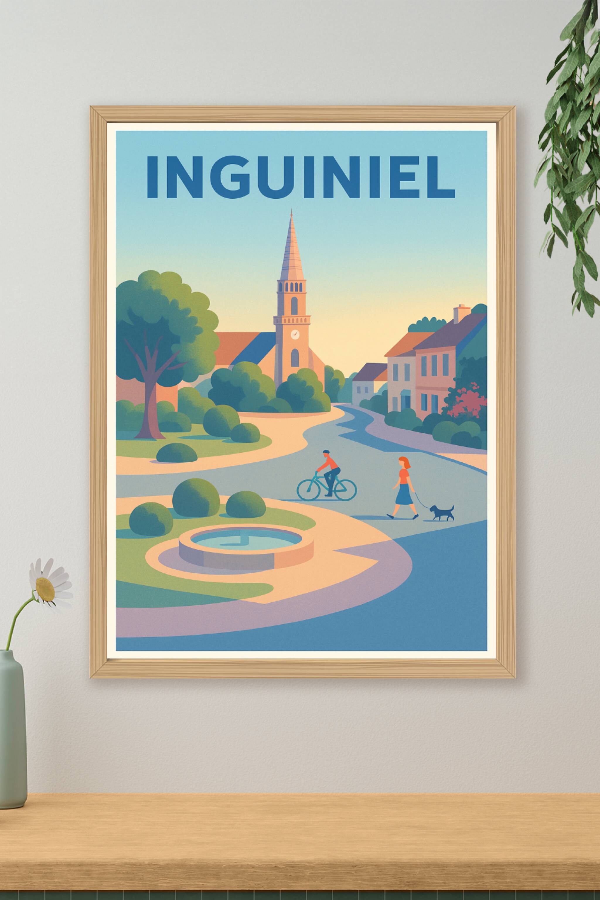 Affiche de Inguiniel - Charme et tranquillité au cœur du village