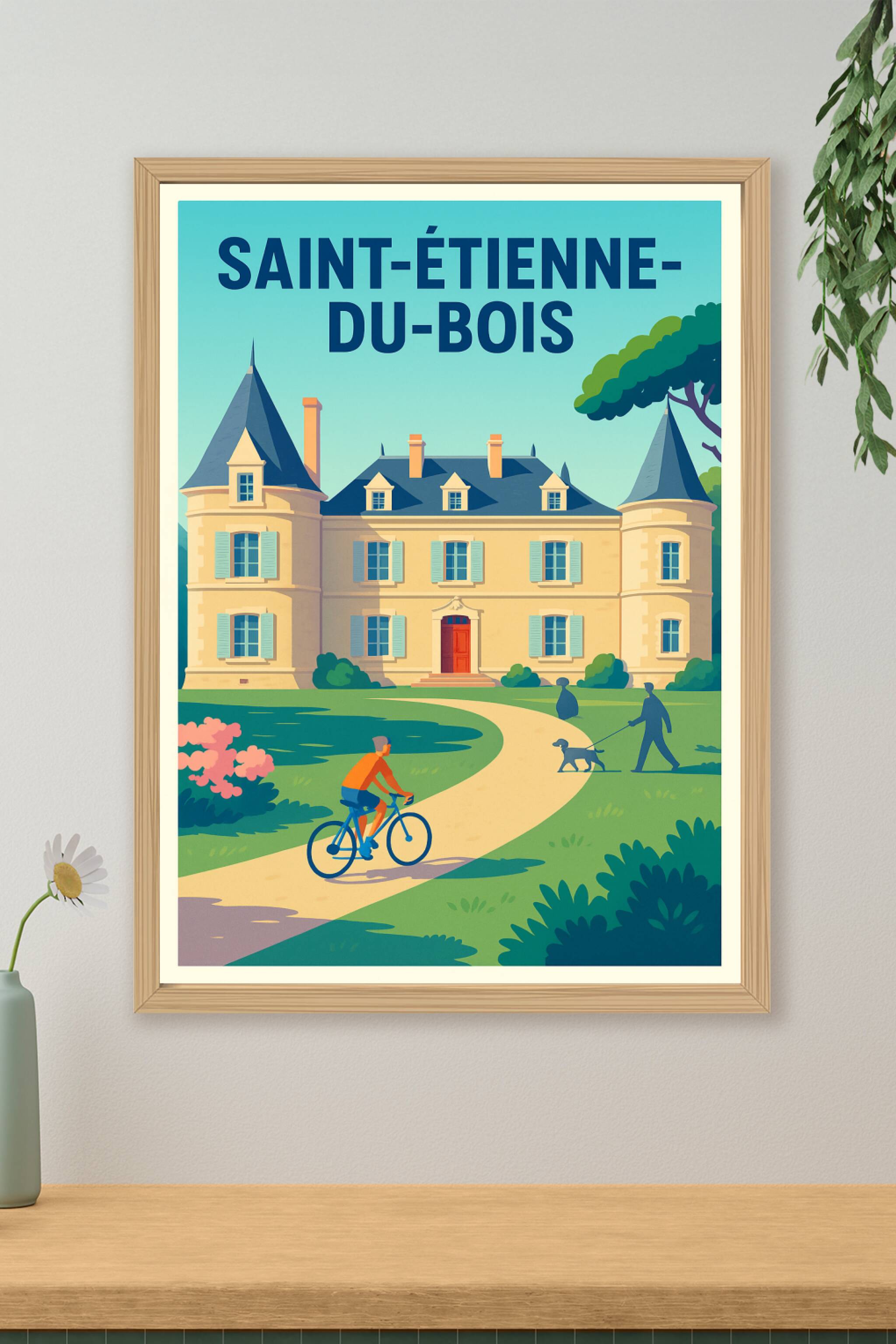Affiche de Saint-Étienne-du-Bois - Charme et sérénité en pleine nature