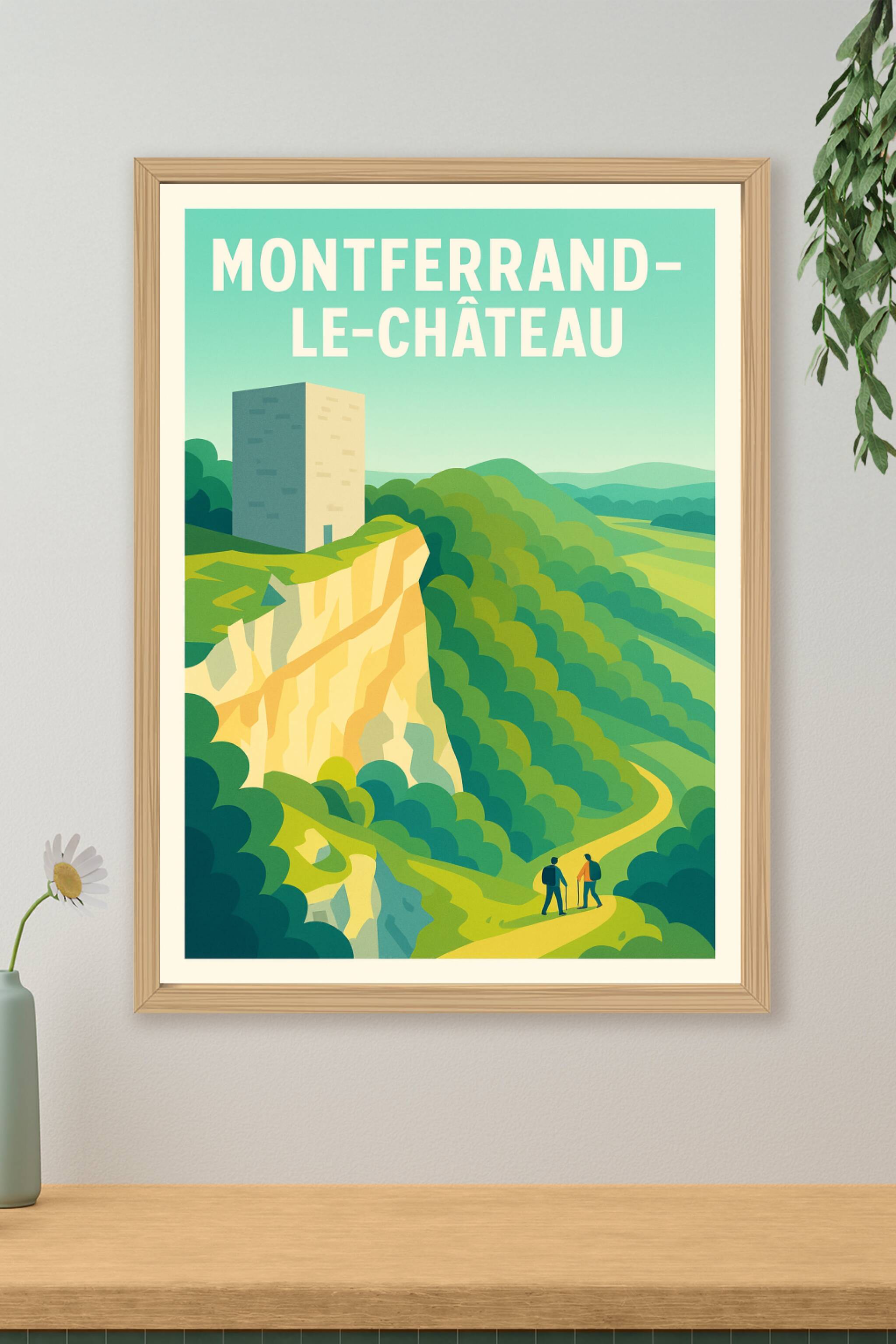 Affiche de Montferrand-le-Château - Évasion nature et patrimoine