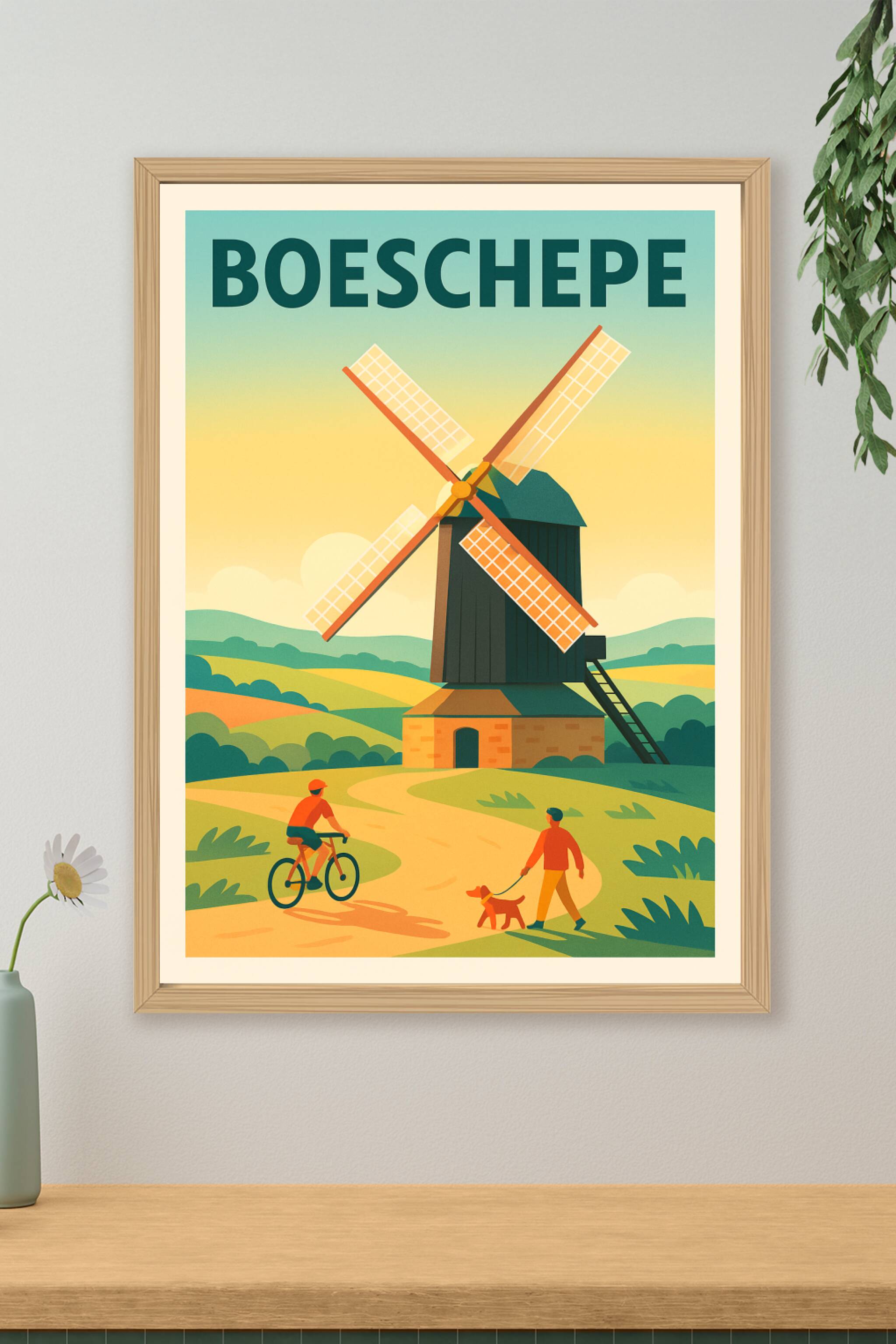 Affiche de Boeschepe - L'harmonie entre nature et patrimoine