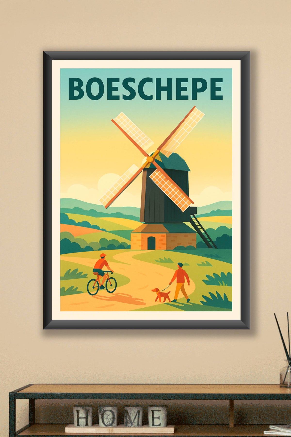 Affiche de Boeschepe - L'harmonie entre nature et patrimoine