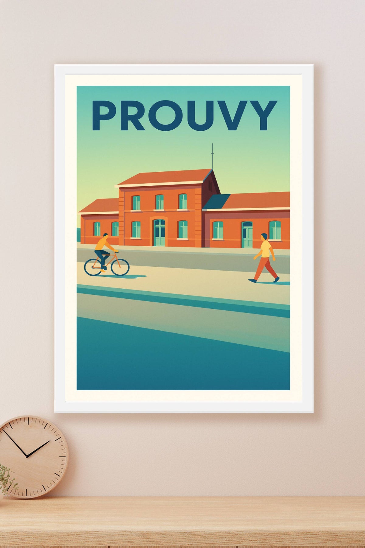 Affiche de Prouvy - Un instant paisible au cœur de la ville