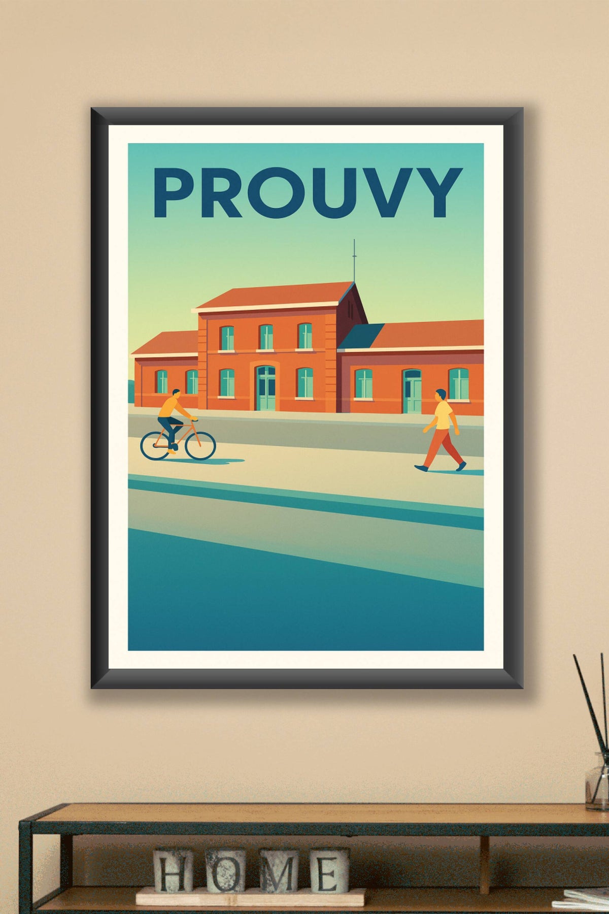 Affiche de Prouvy - Un instant paisible au cœur de la ville