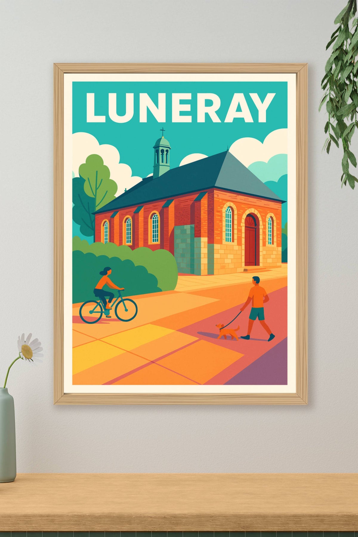 Affiche de Luneray - Charme paisible et architecture locale