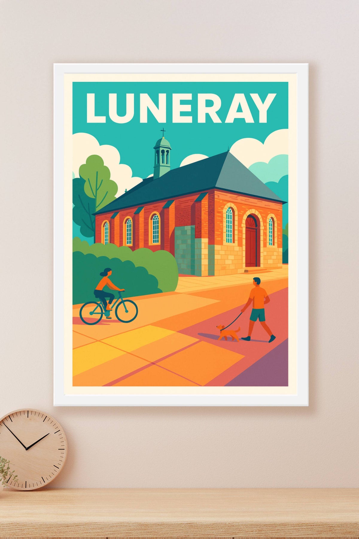Affiche de Luneray - Charme paisible et architecture locale
