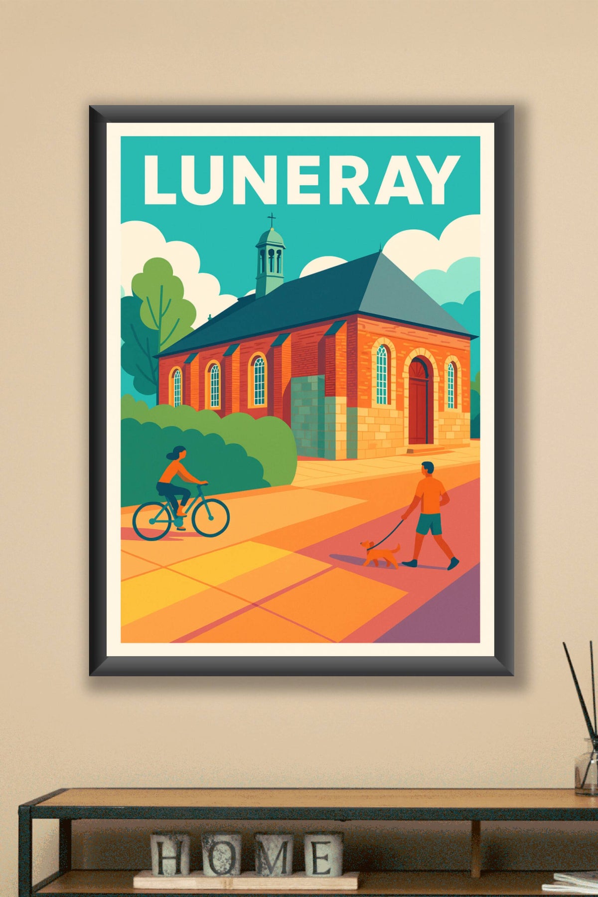 Affiche de Luneray - Charme paisible et architecture locale
