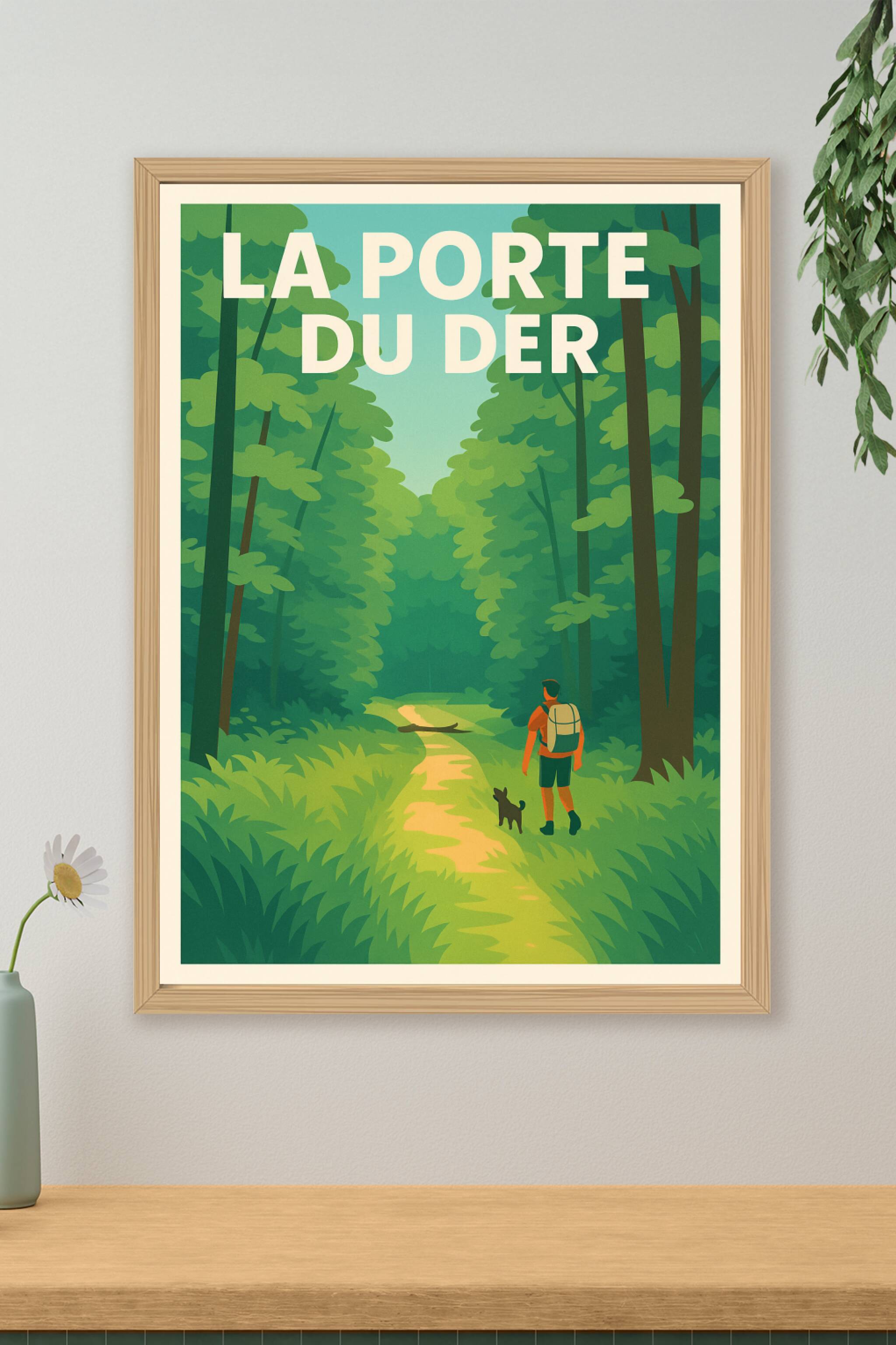 Affiche de La Porte du Der - Invitation à l'évasion naturelle