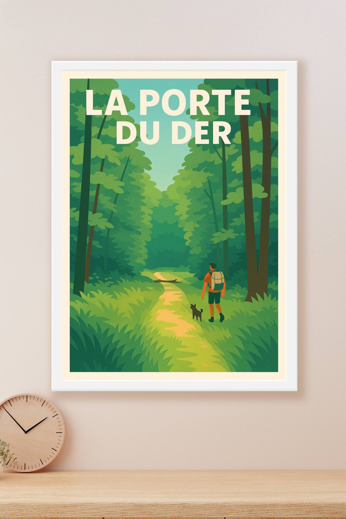 Affiche de La Porte du Der - Invitation à l'évasion naturelle
