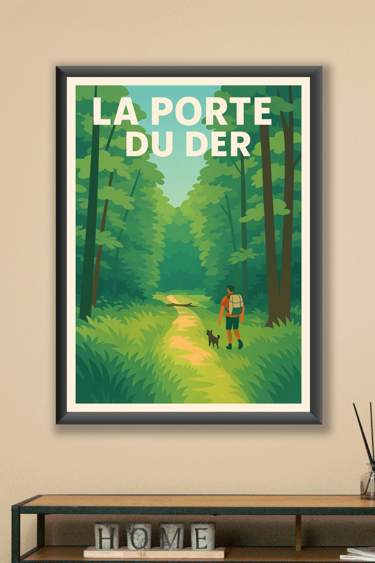 Affiche de La Porte du Der - Invitation à l'évasion naturelle