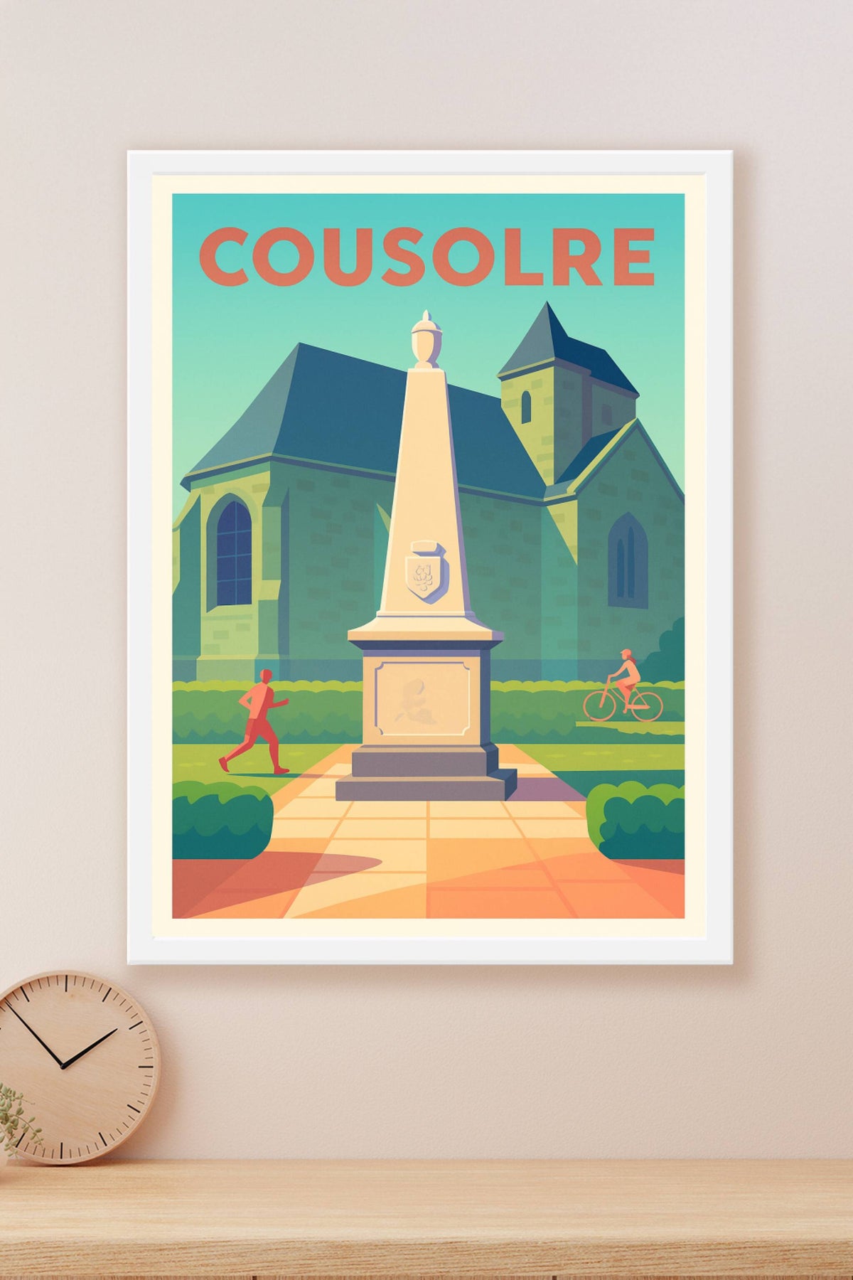 Affiche de Cousolre - L'élégance tranquille du patrimoine local
