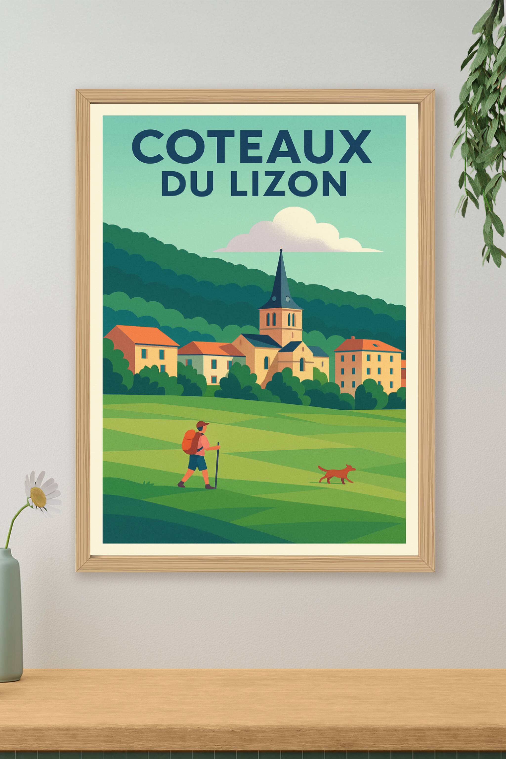 Affiche de Coteaux du Lizon - Évasion et nature au cœur du Jura