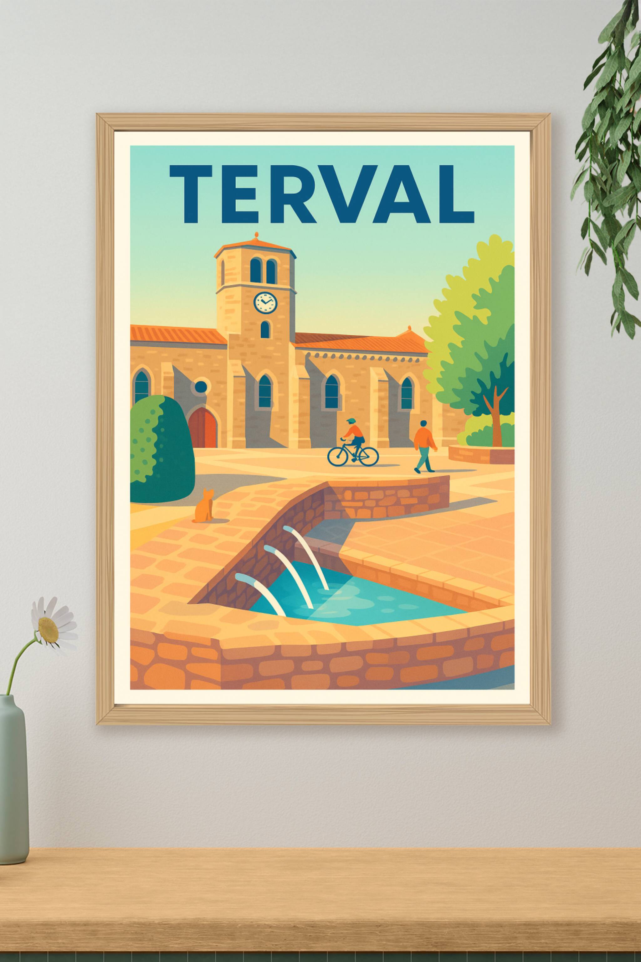 Affiche de Terval - Charme et quiétude au cœur de la ville