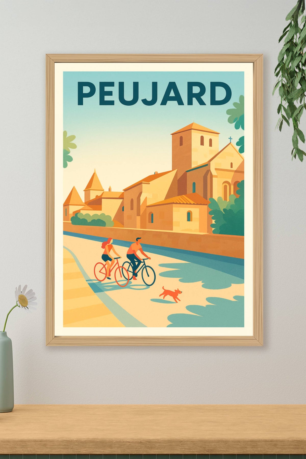 Affiche de Peujard - Balade tranquille dans un village charmant