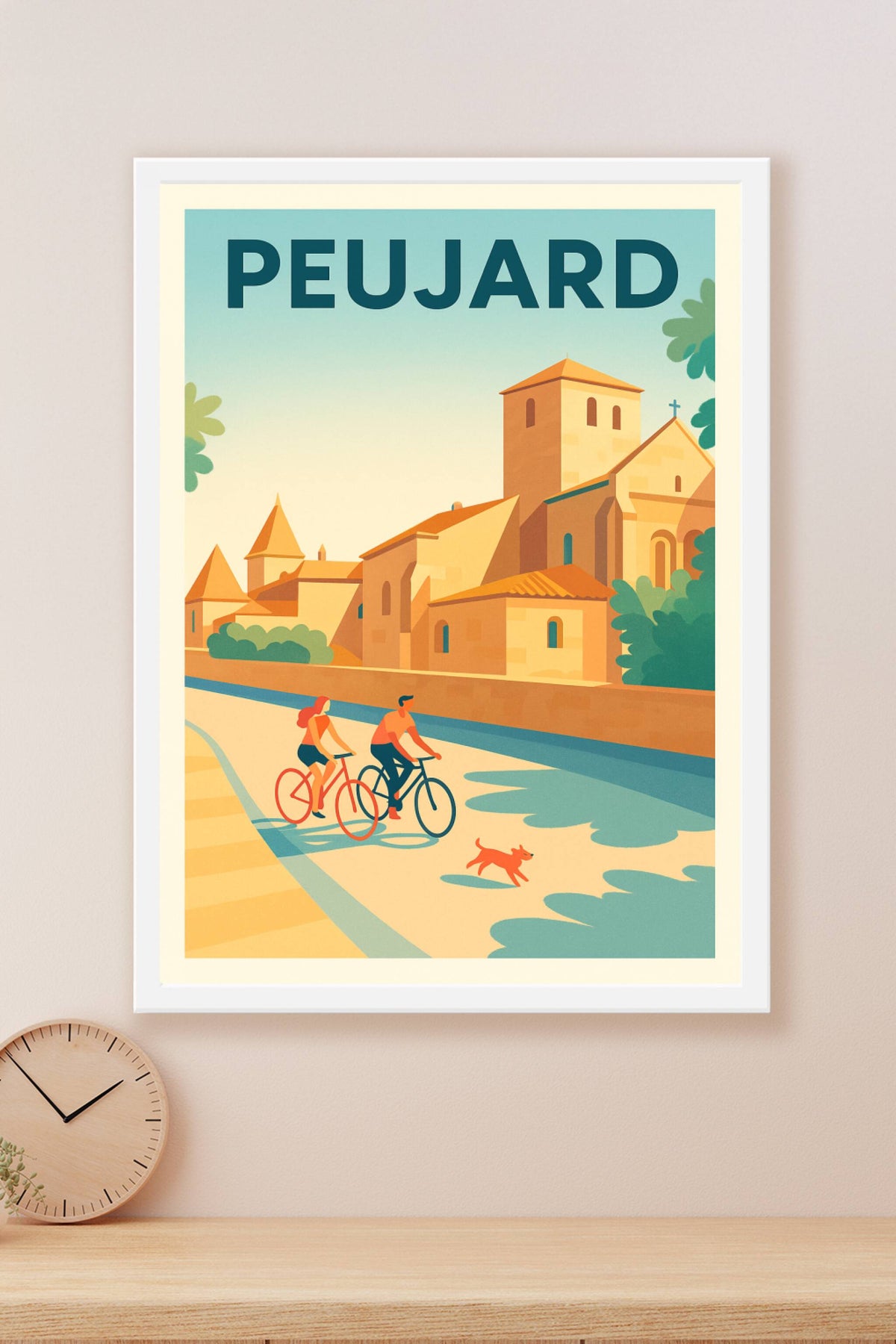 Affiche de Peujard - Balade tranquille dans un village charmant