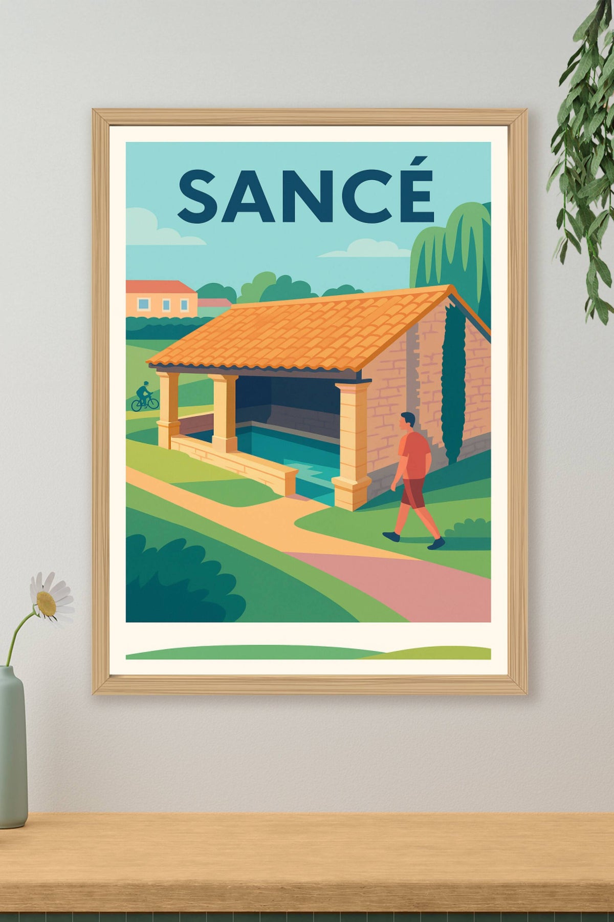 Affiche de Sancé - Douceur de vie et patrimoine local
