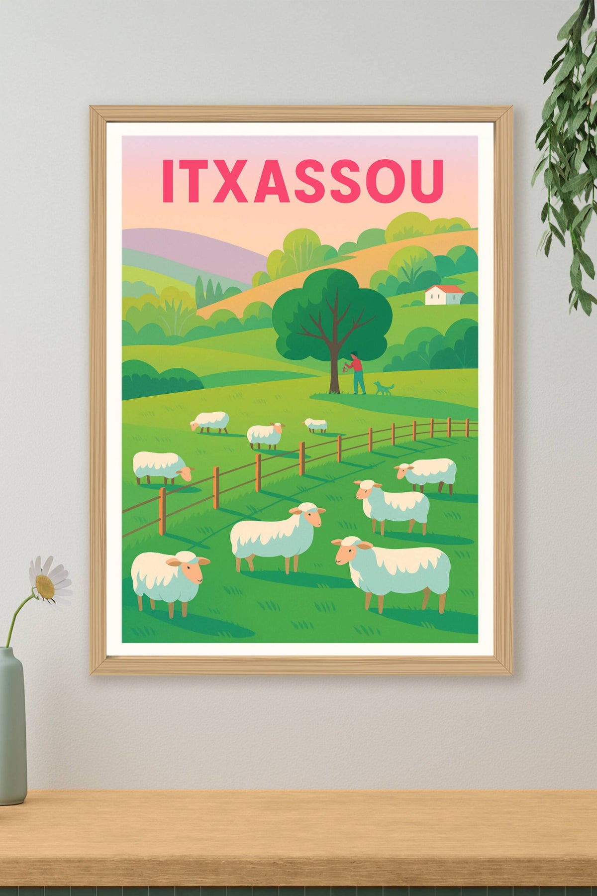 Affiche de Itxassou - La douceur pastorale du Pays Basque