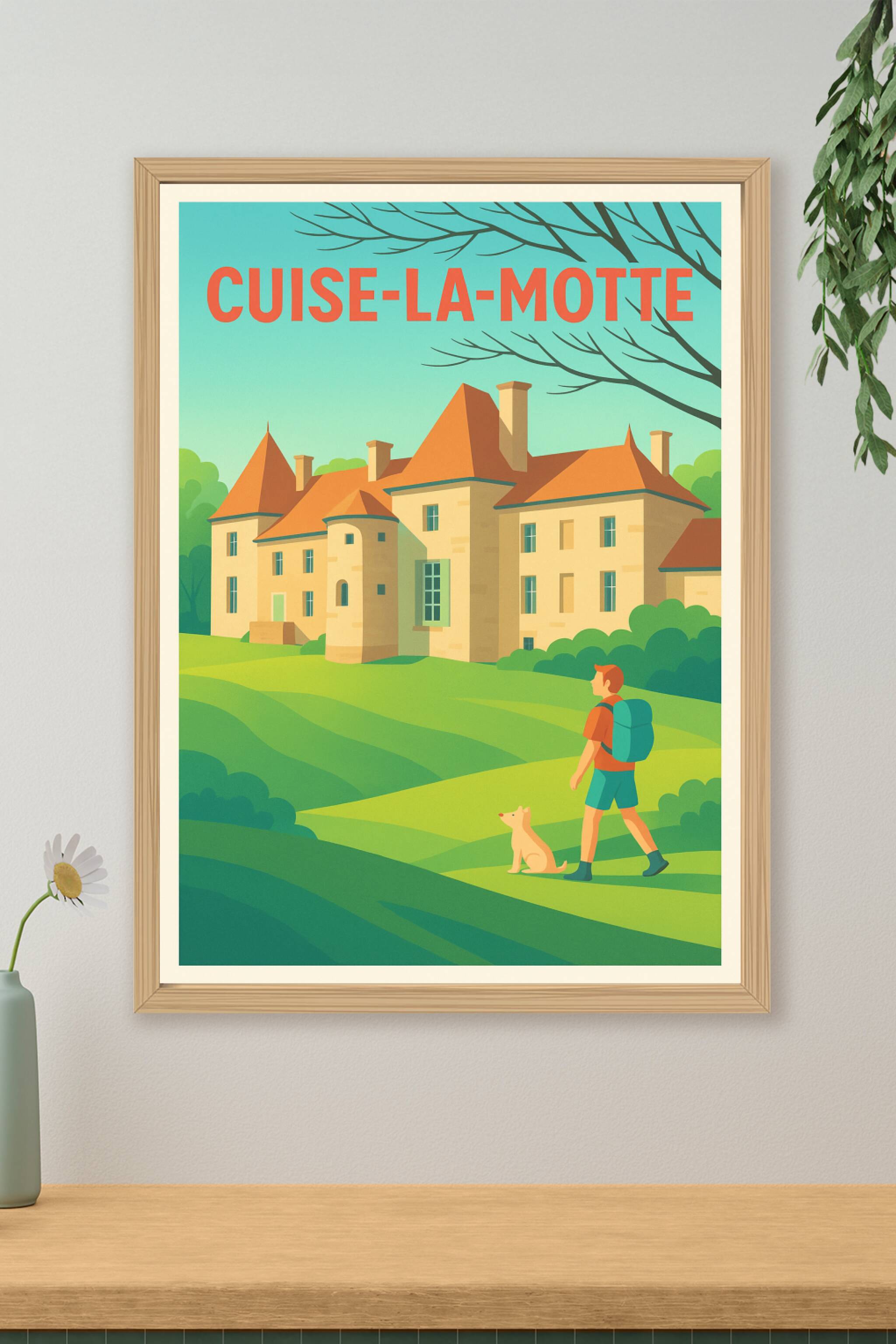 Affiche de Cuise-la-Motte - Un havre de paix à l'architecture élégante