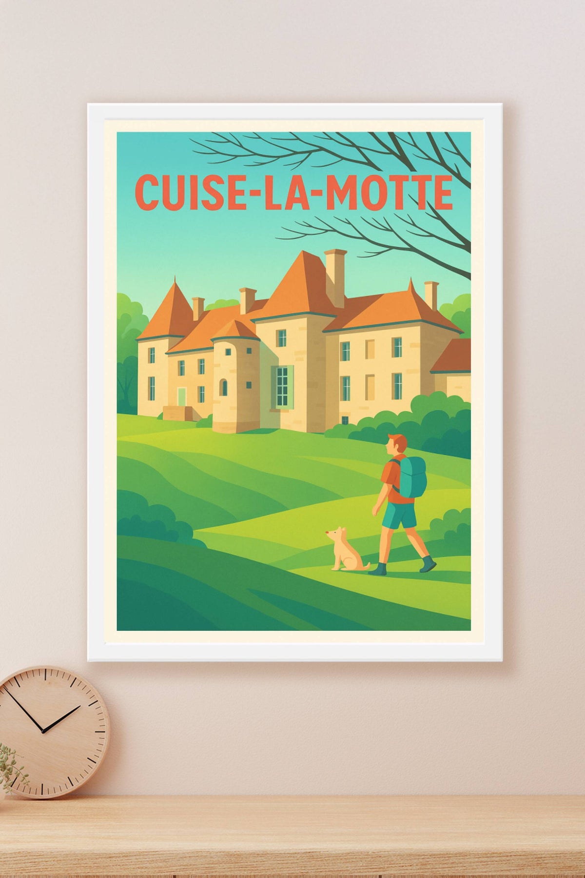 Affiche de Cuise-la-Motte - Un havre de paix à l'architecture élégante