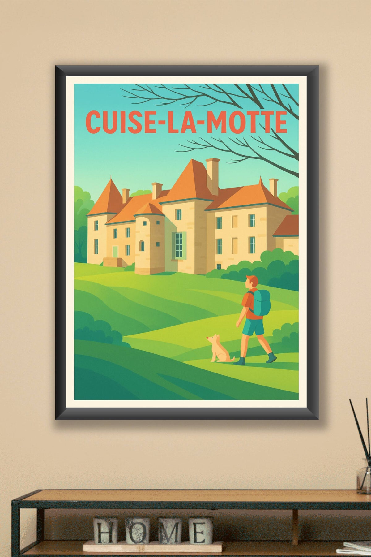 Affiche de Cuise-la-Motte - Un havre de paix à l'architecture élégante