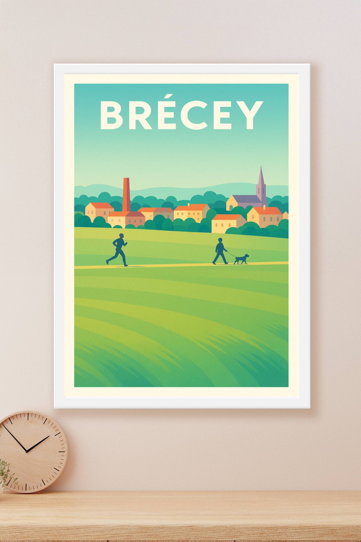 Affiche de Brécey - Charme et sérénité normande