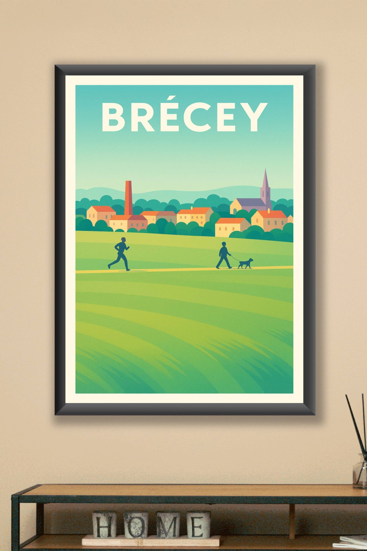 Affiche de Brécey - Charme et sérénité normande
