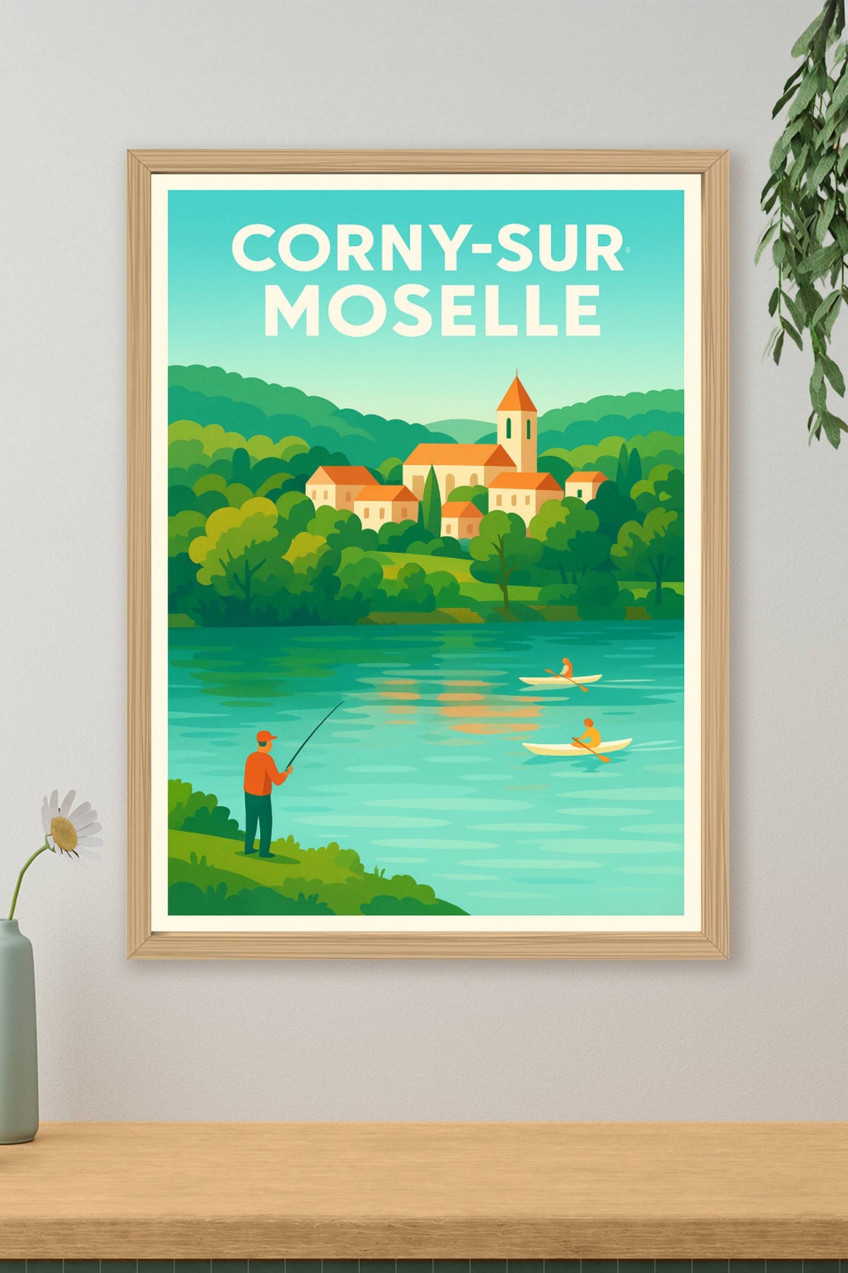 Affiche de Corny-sur-Moselle - Charme bucolique au fil de l’eau