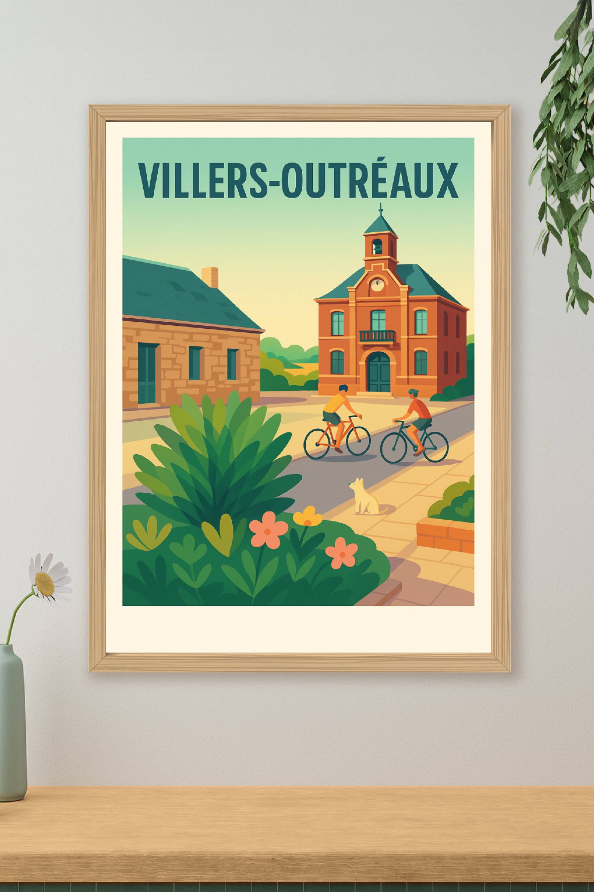 Affiche de Villers-Outréaux - Sérénité et charme du village