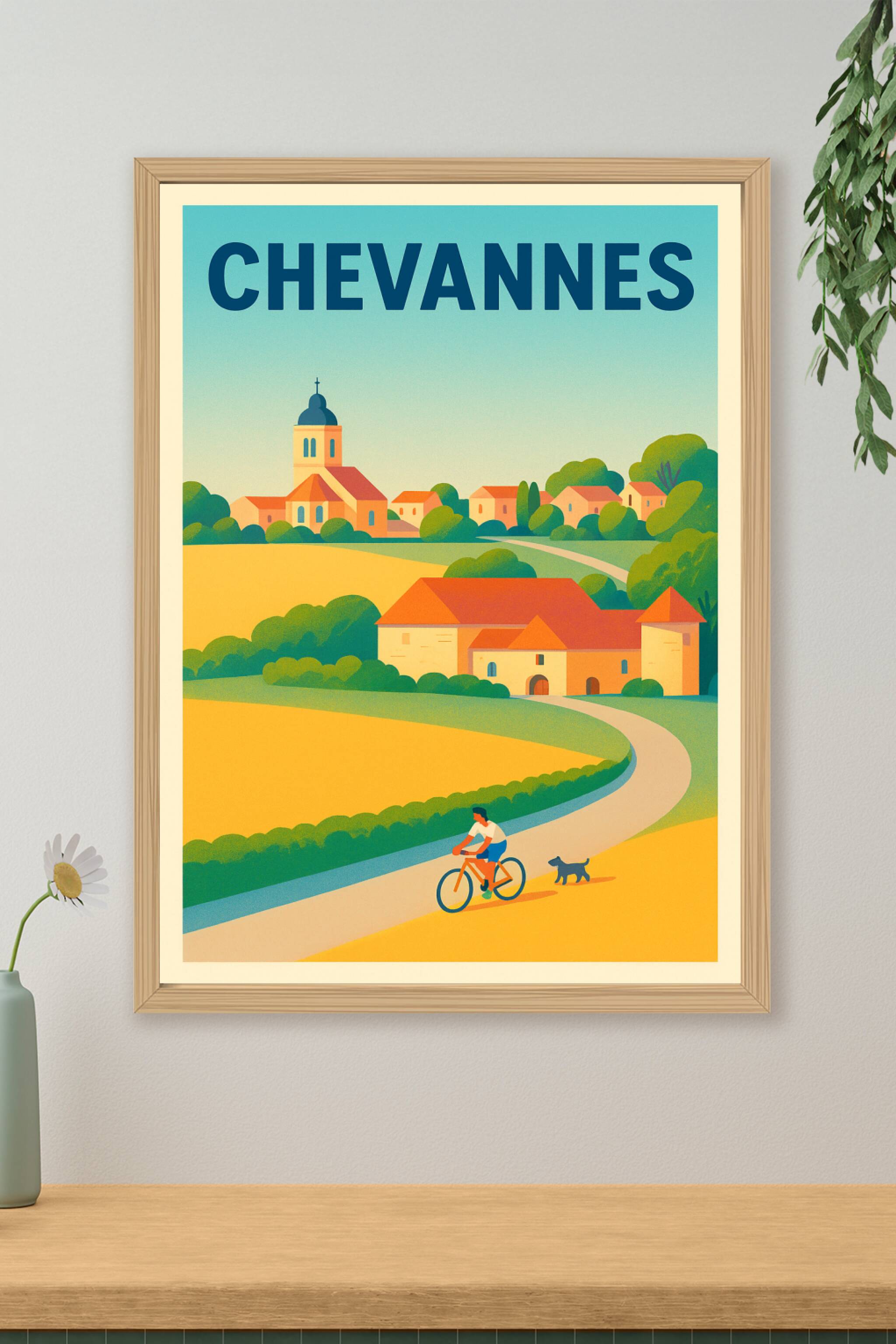 Affiche de Chevannes - Une escapade champêtre en Provence