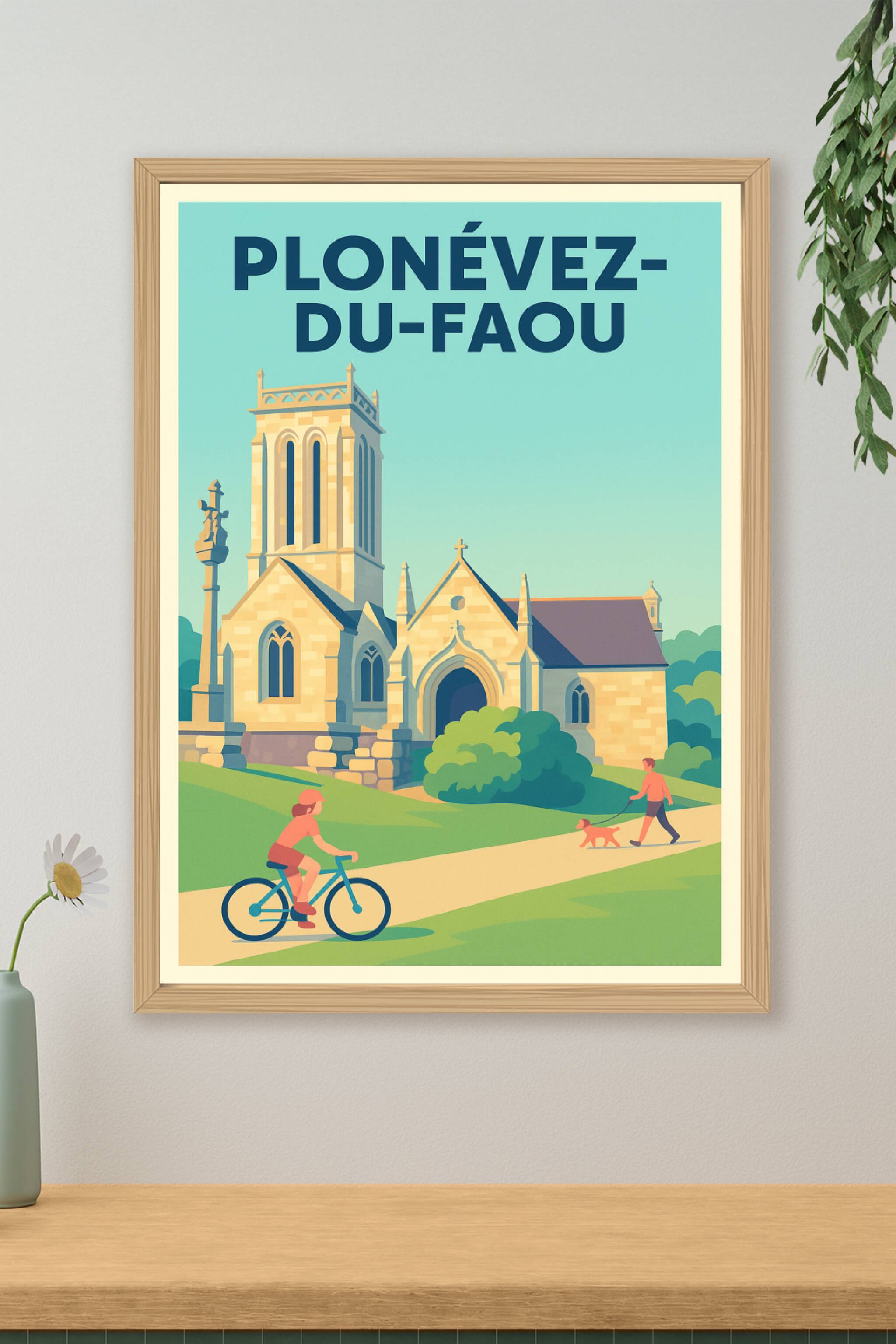 Affiche de Plonévez-du-Faou - Charme et sérénité bretonne