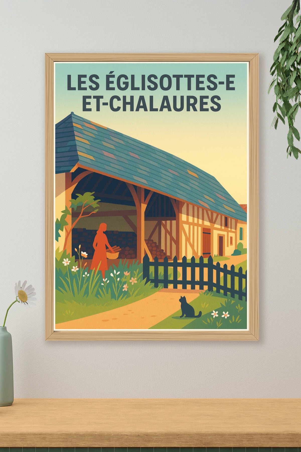 Affiche de Les Églisottes-et-Chalaures - Charme rural et douceur de vivre