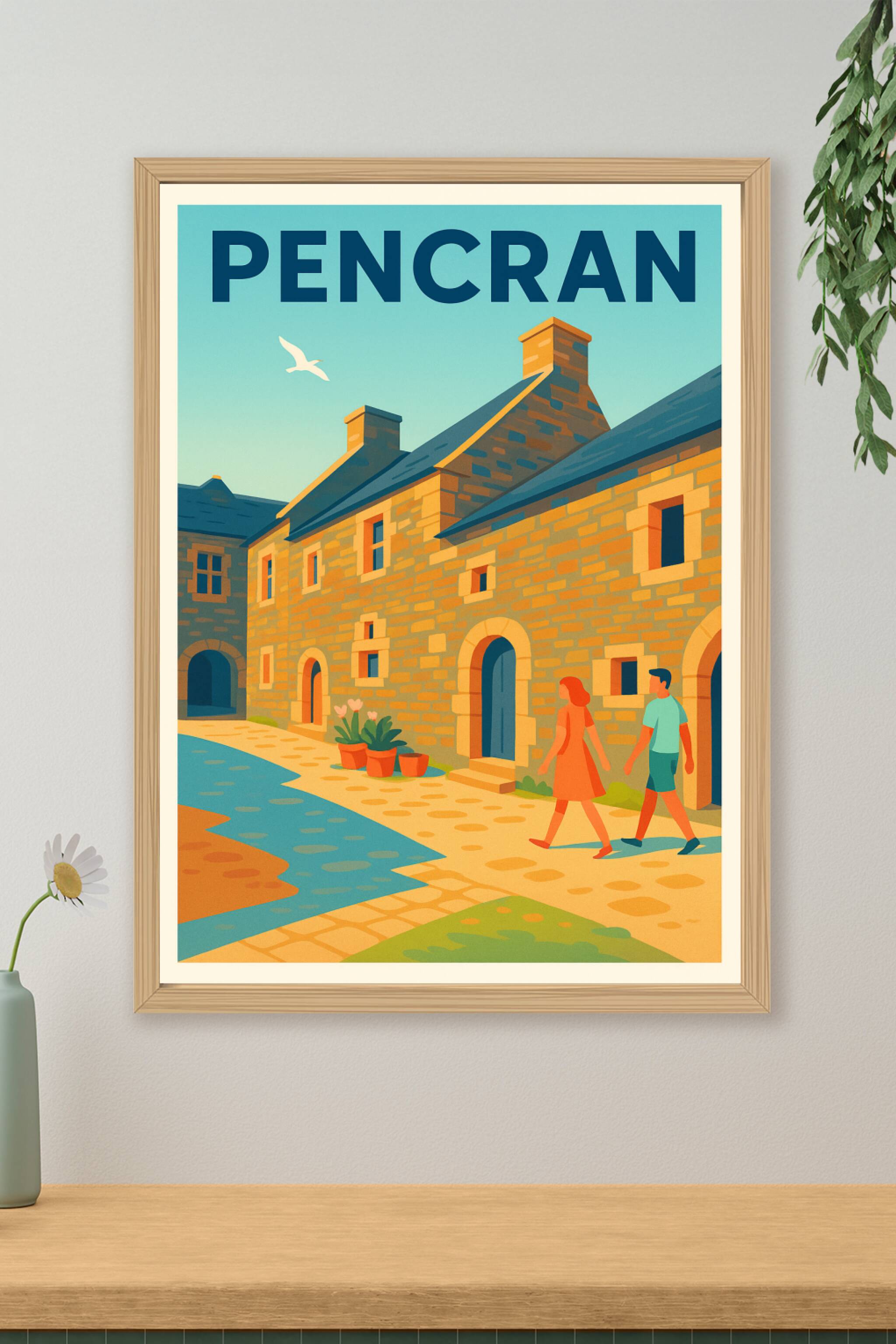 Affiche de Pencran - Charme et douceur d'une balade bretonne