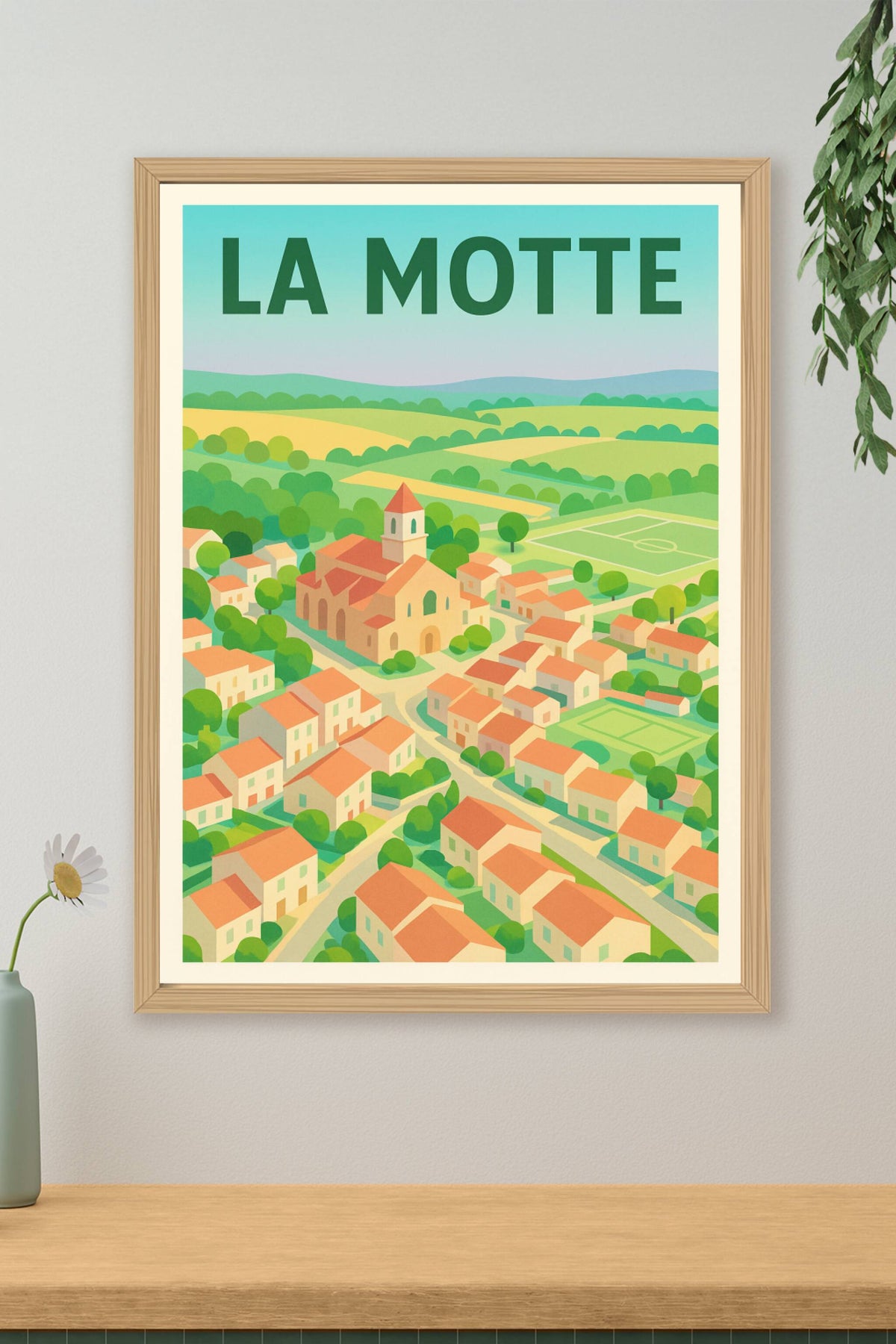 Affiche de La Motte - Plongée au cœur d'un village bucolique