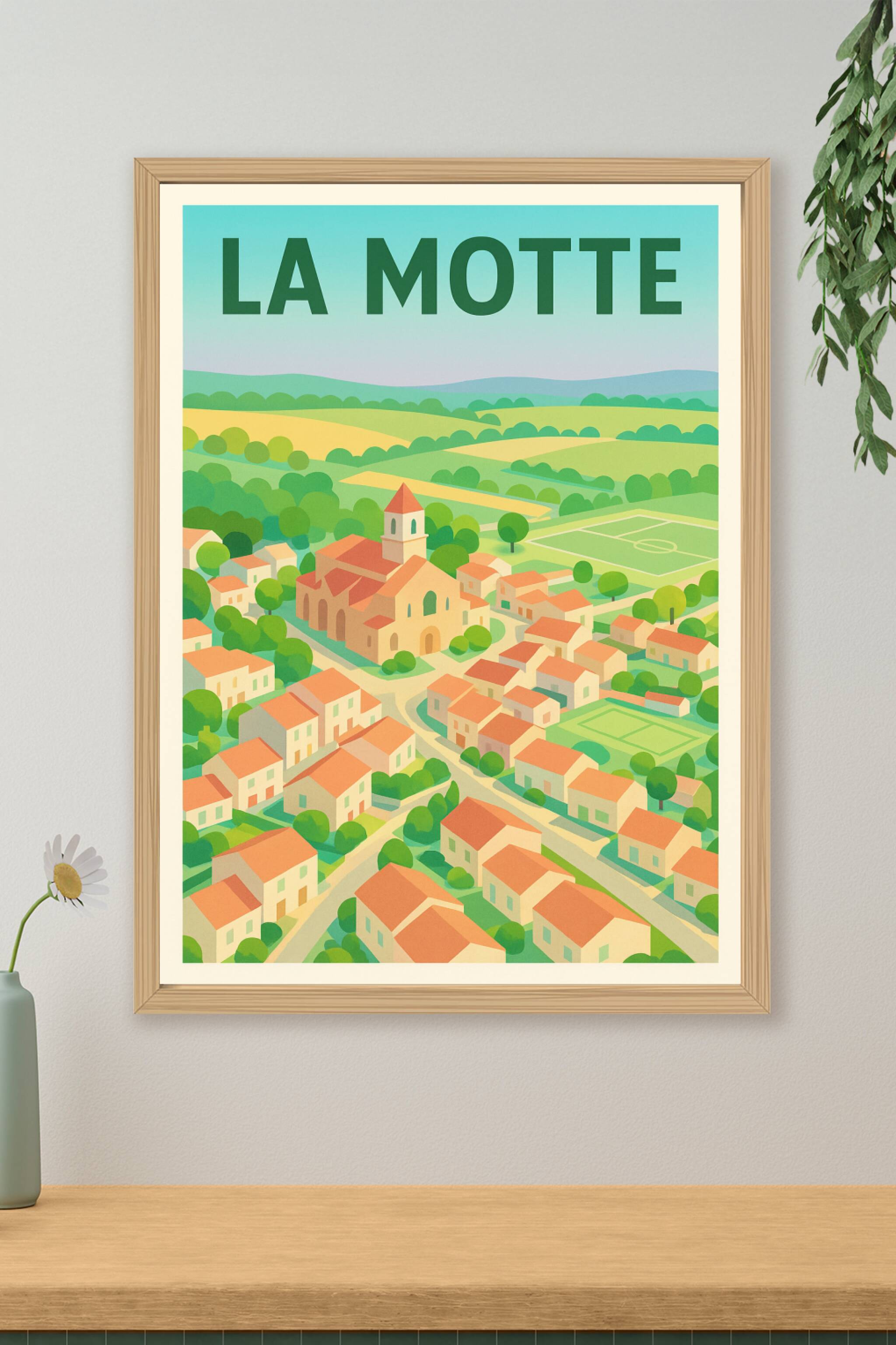 Affiche de La Motte - Plongée au cœur d'un village bucolique