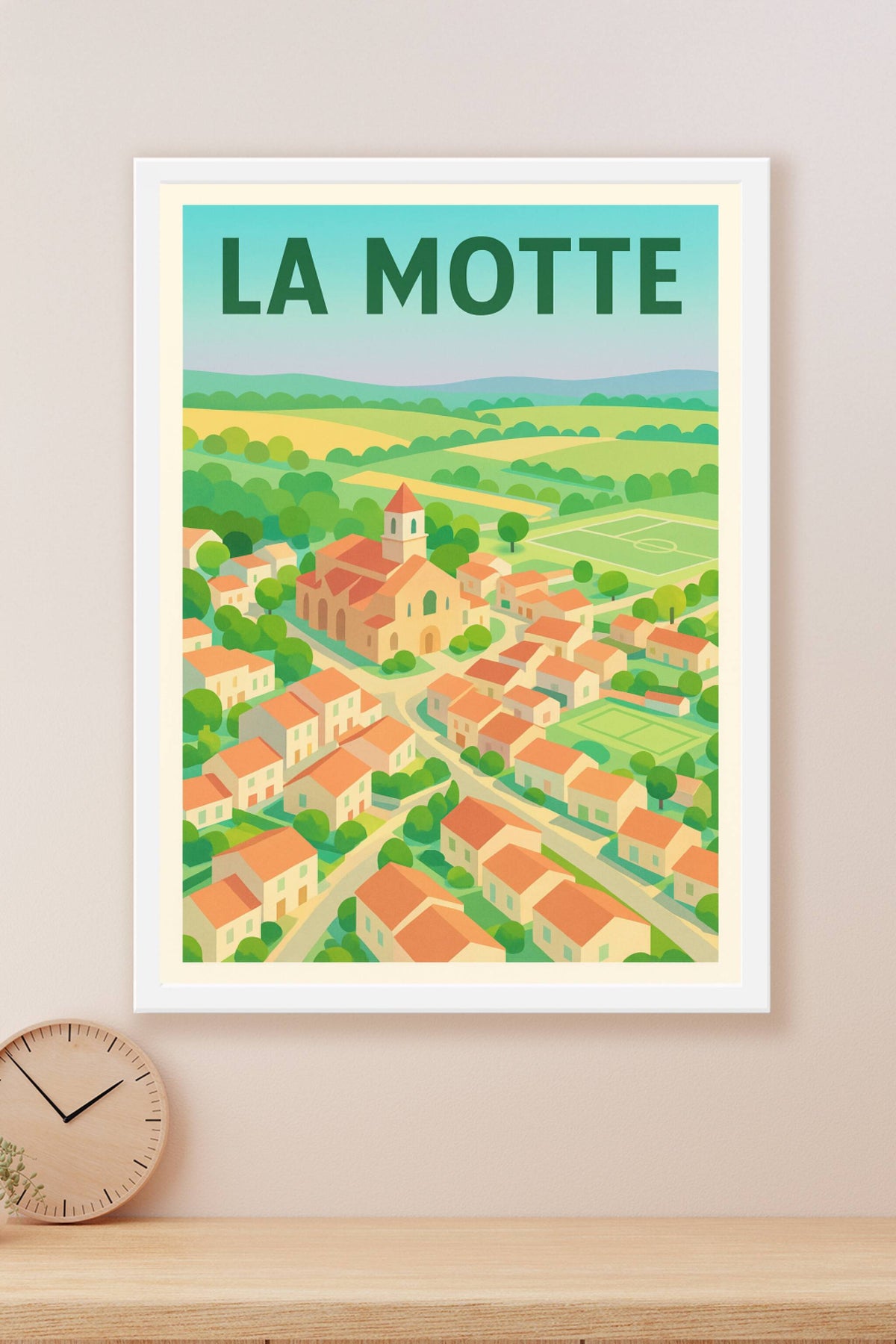 Affiche de La Motte - Plongée au cœur d'un village bucolique