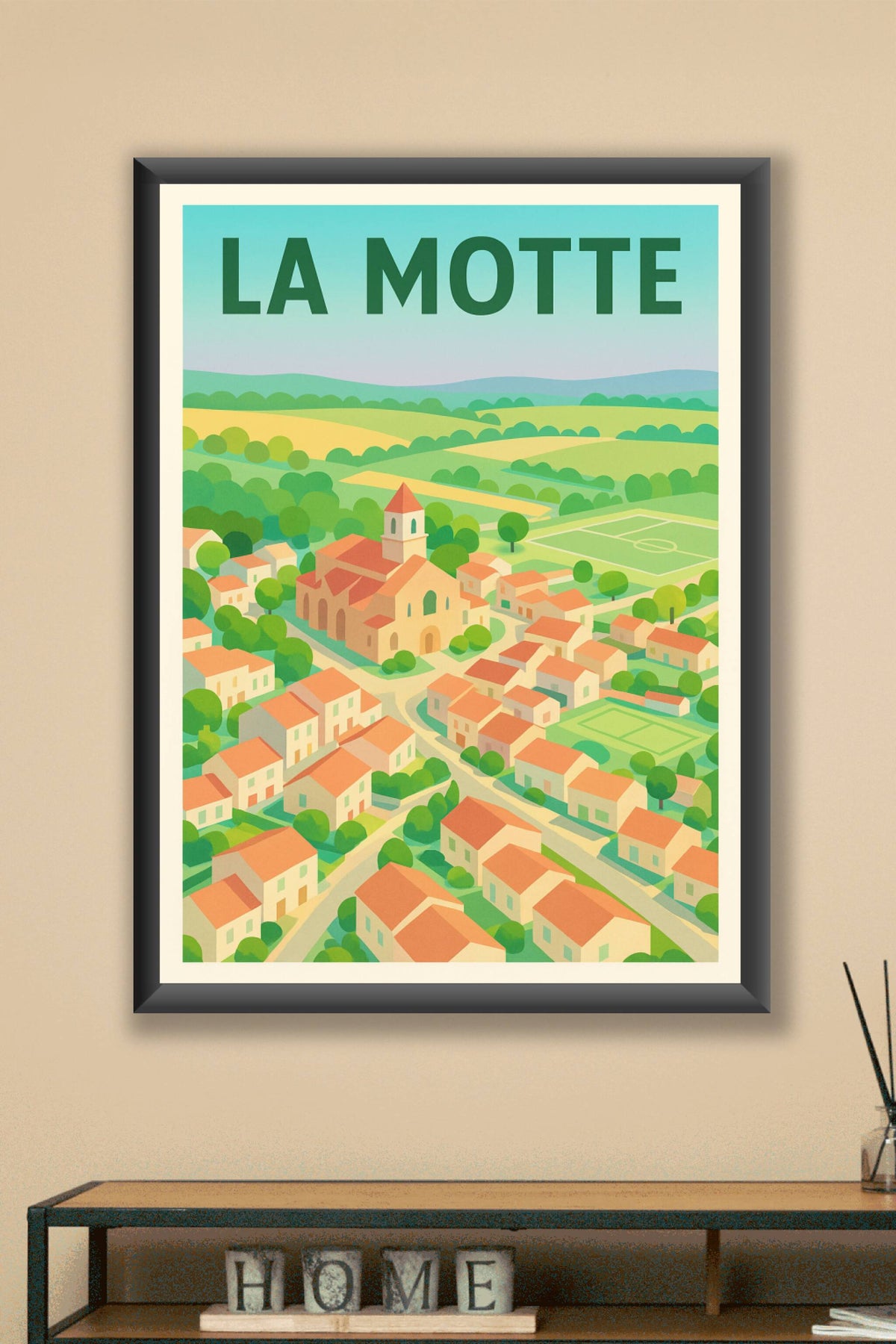 Affiche de La Motte - Plongée au cœur d'un village bucolique