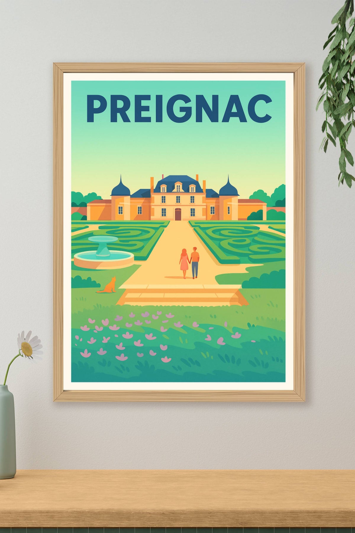 Affiche de Preignac - Le charme authentique du château et ses jardins