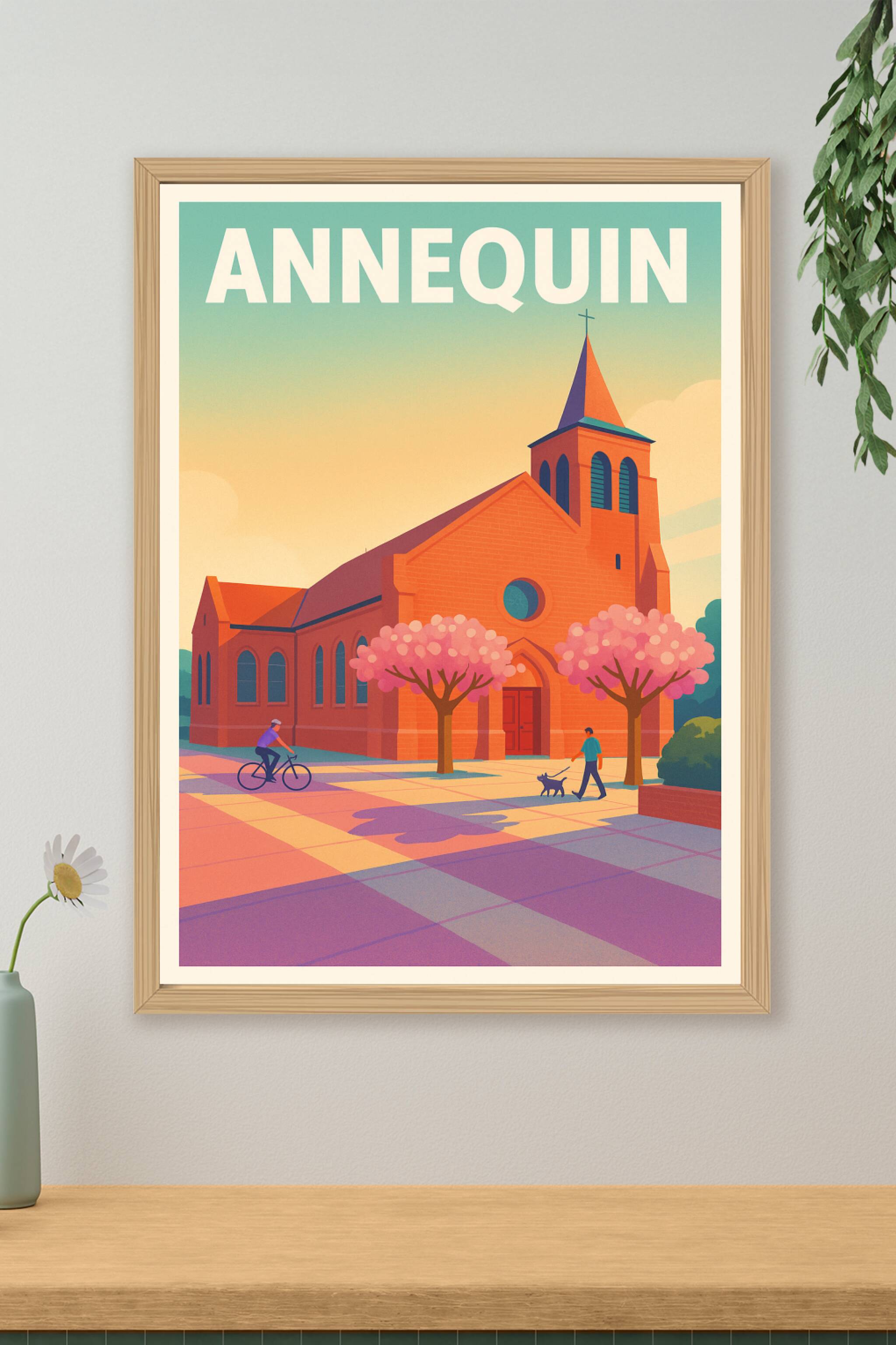 Affiche de Annequin - Sérénité et charme printanier