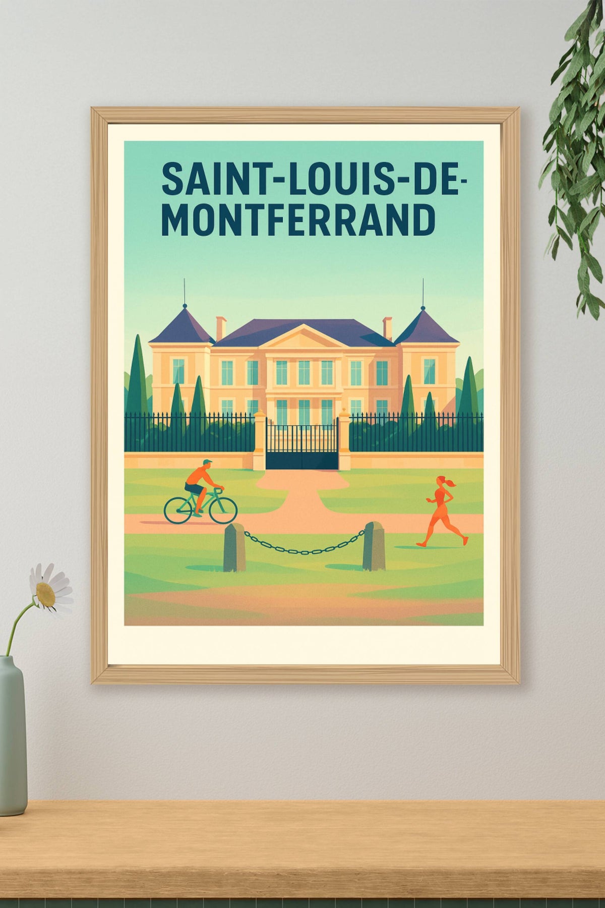 Affiche de Saint-Louis-de-Montferrand - Élégance et sérénité au cœur du patrimoine