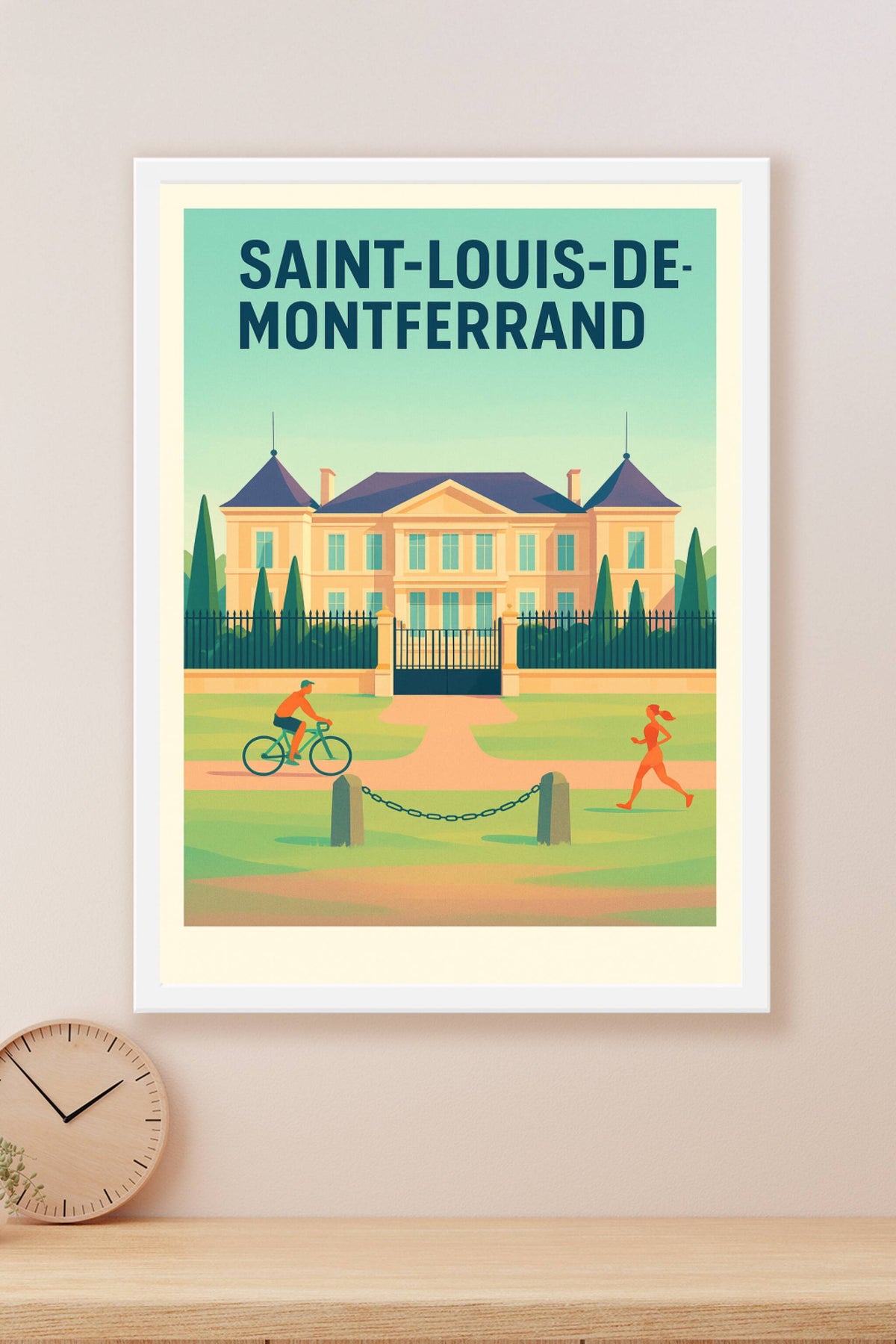 Affiche de Saint-Louis-de-Montferrand - Élégance et sérénité au cœur du patrimoine