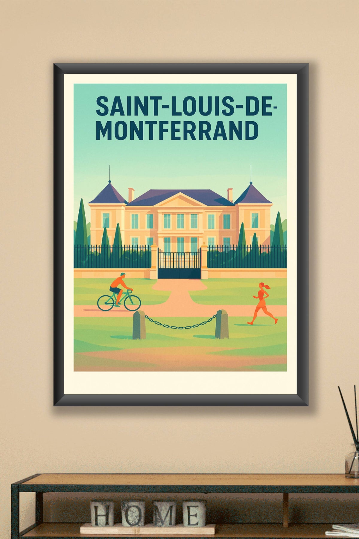 Affiche de Saint-Louis-de-Montferrand - Élégance et sérénité au cœur du patrimoine