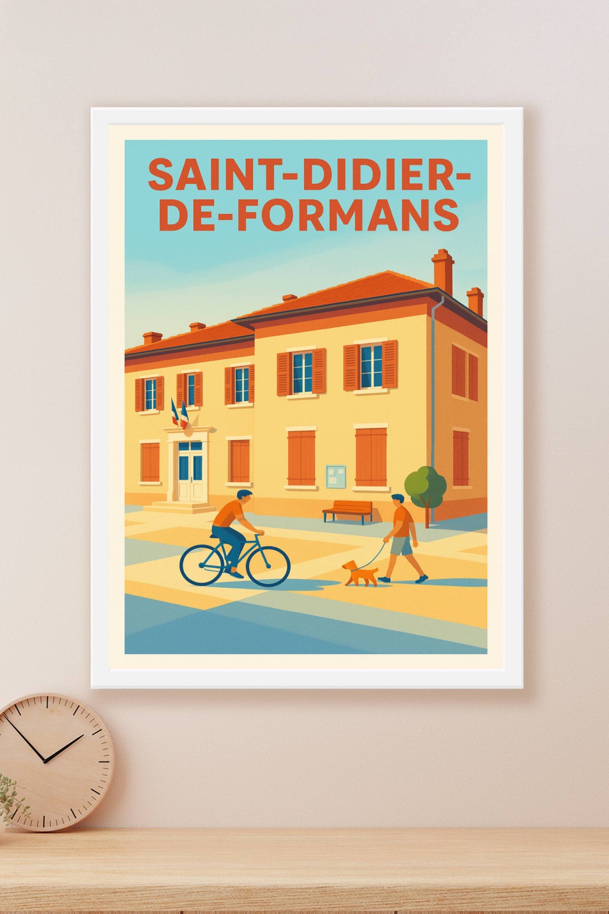 Affiche de Saint-Didier-de-Formans - Charme et vie paisible au cœur du village