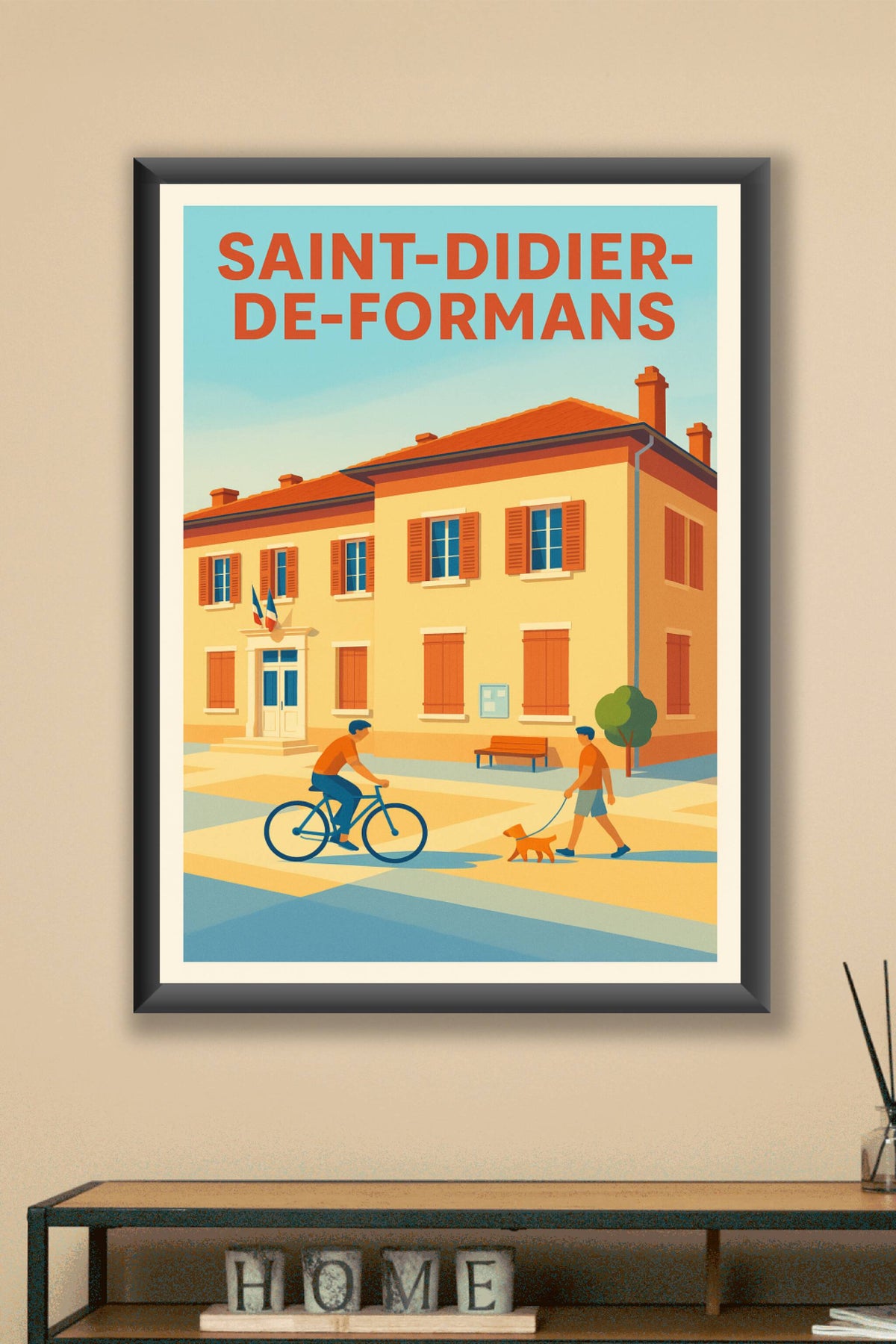 Affiche de Saint-Didier-de-Formans - Charme et vie paisible au cœur du village