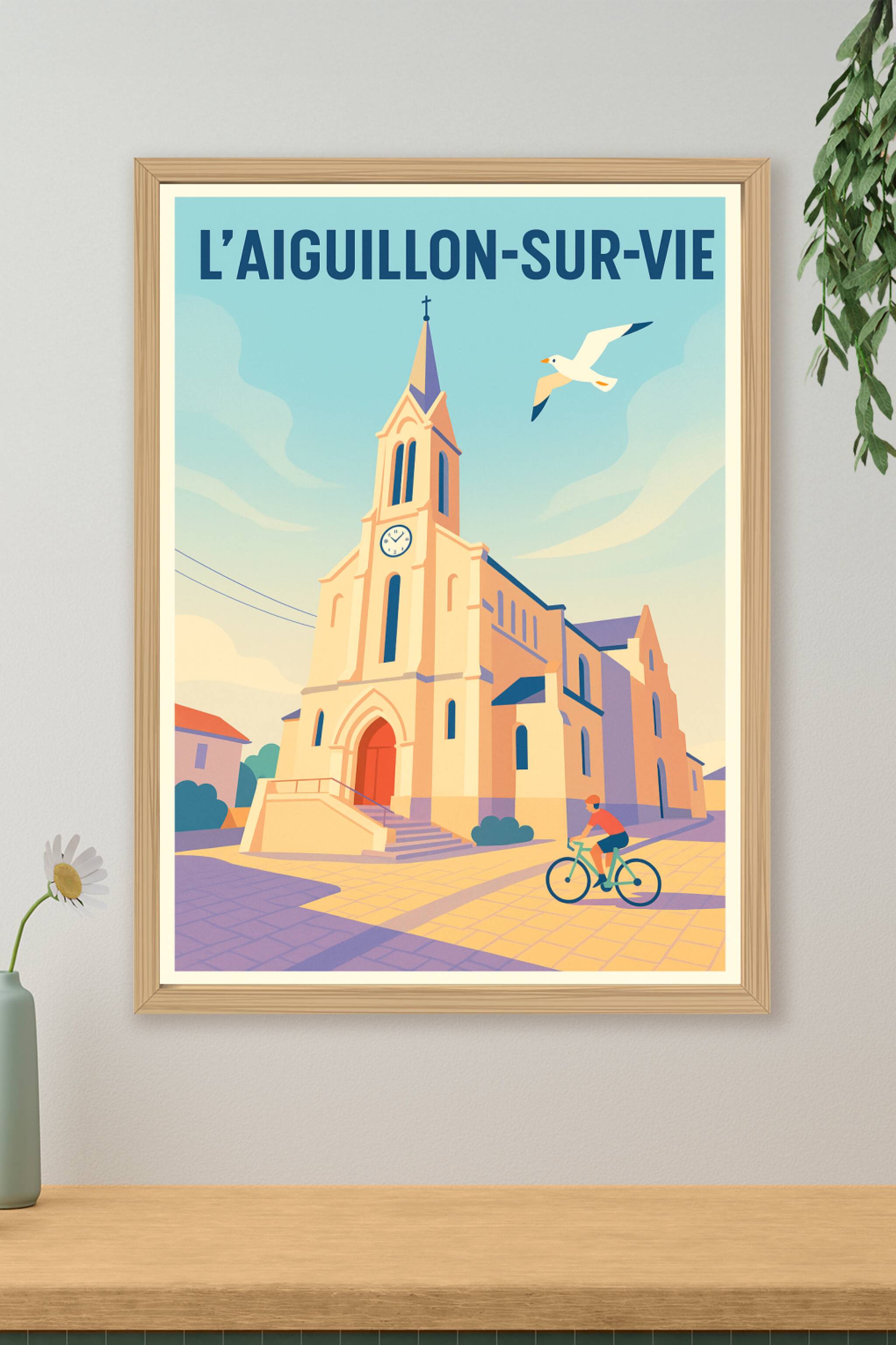 Affiche de L'Aiguillon-sur-Vie - Charme et sérénité au cœur de la Vendée