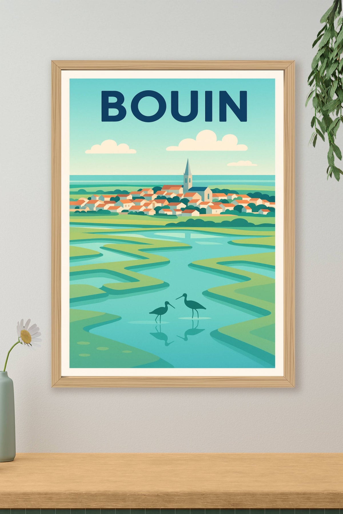 Affiche de Bouin - Charme et nature préservée en bord de mer