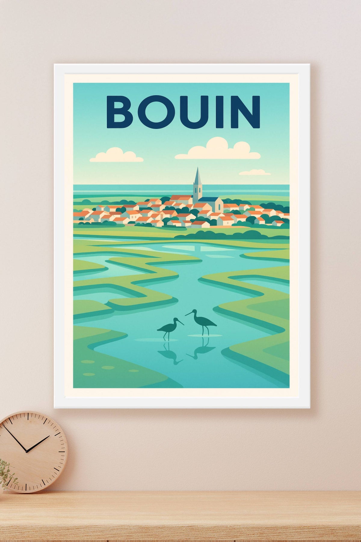 Affiche de Bouin - Charme et nature préservée en bord de mer