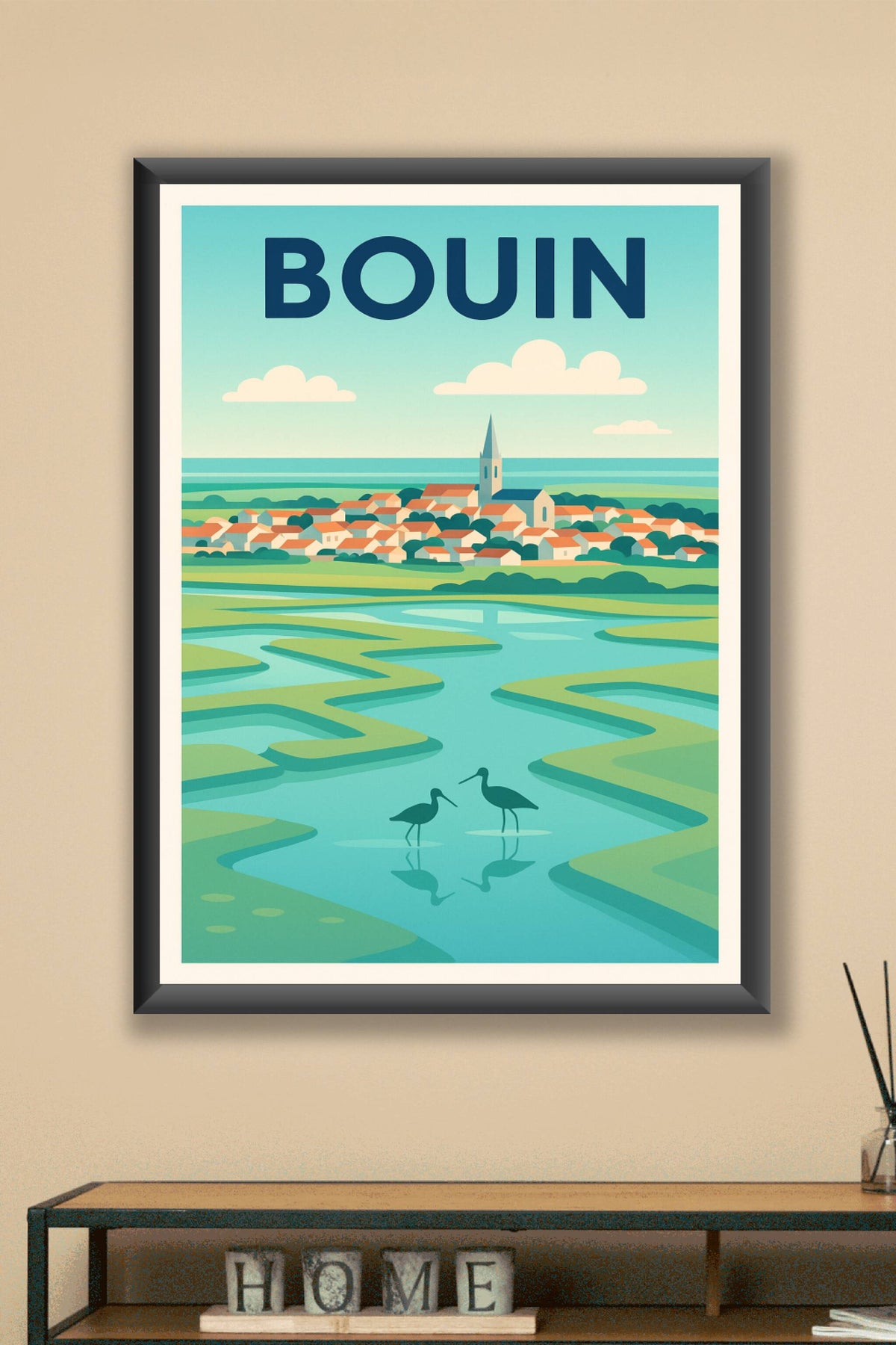 Affiche de Bouin - Charme et nature préservée en bord de mer