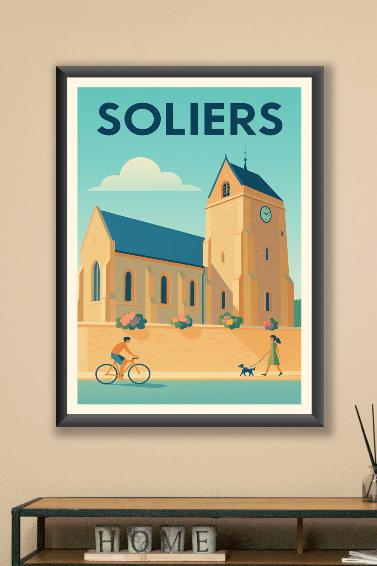 Affiche de Soliers - Charme et sérénité à chaque coin de rue