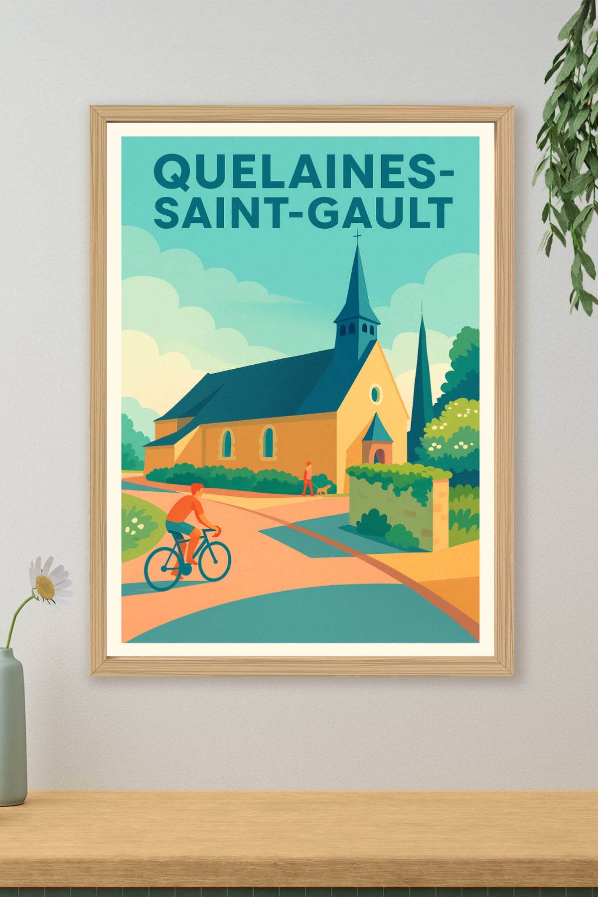 Affiche de Quelaines-Saint-Gault - Charme et sérénité campagnarde
