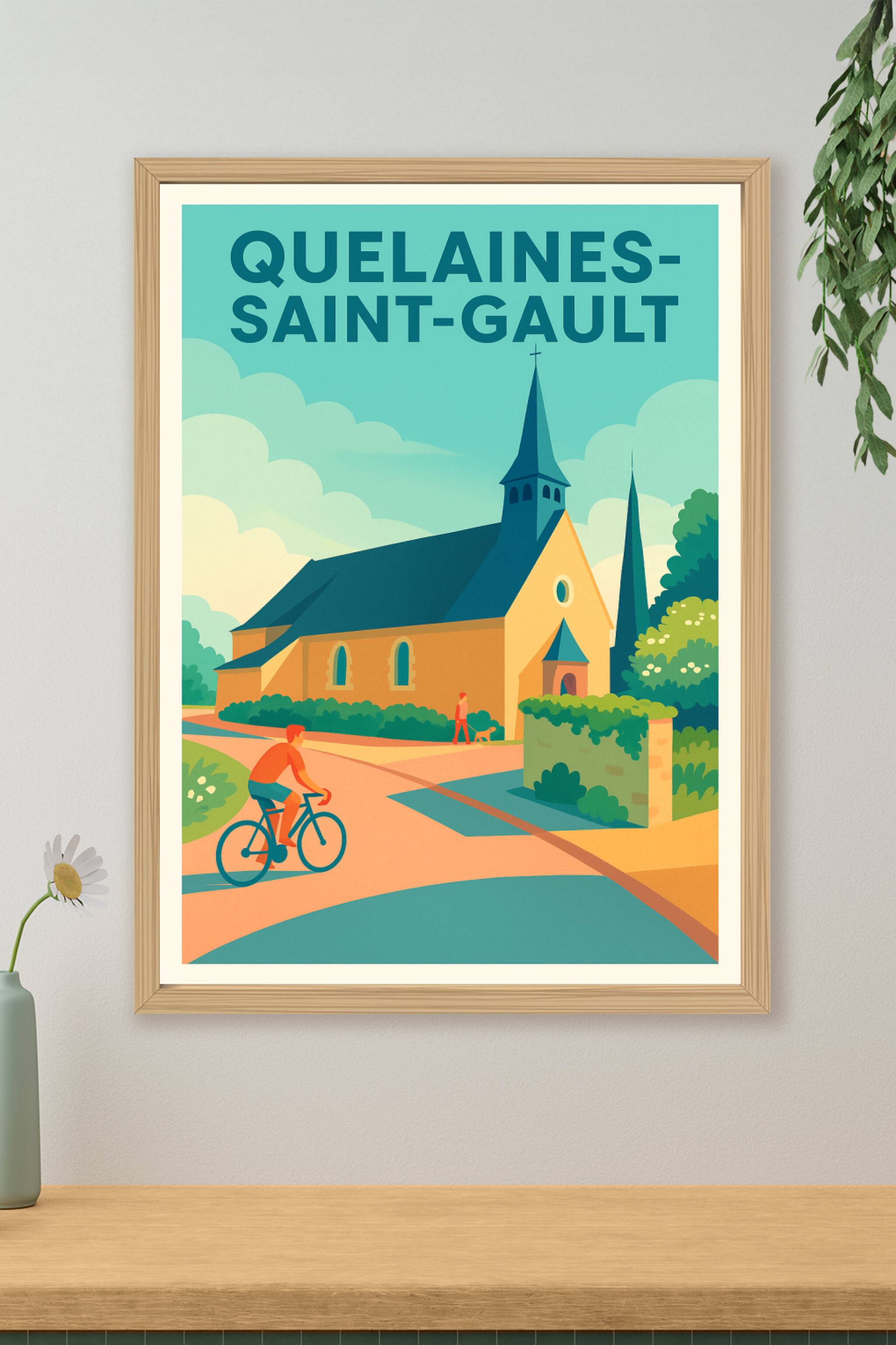 Affiche de Quelaines-Saint-Gault - Charme et sérénité campagnarde