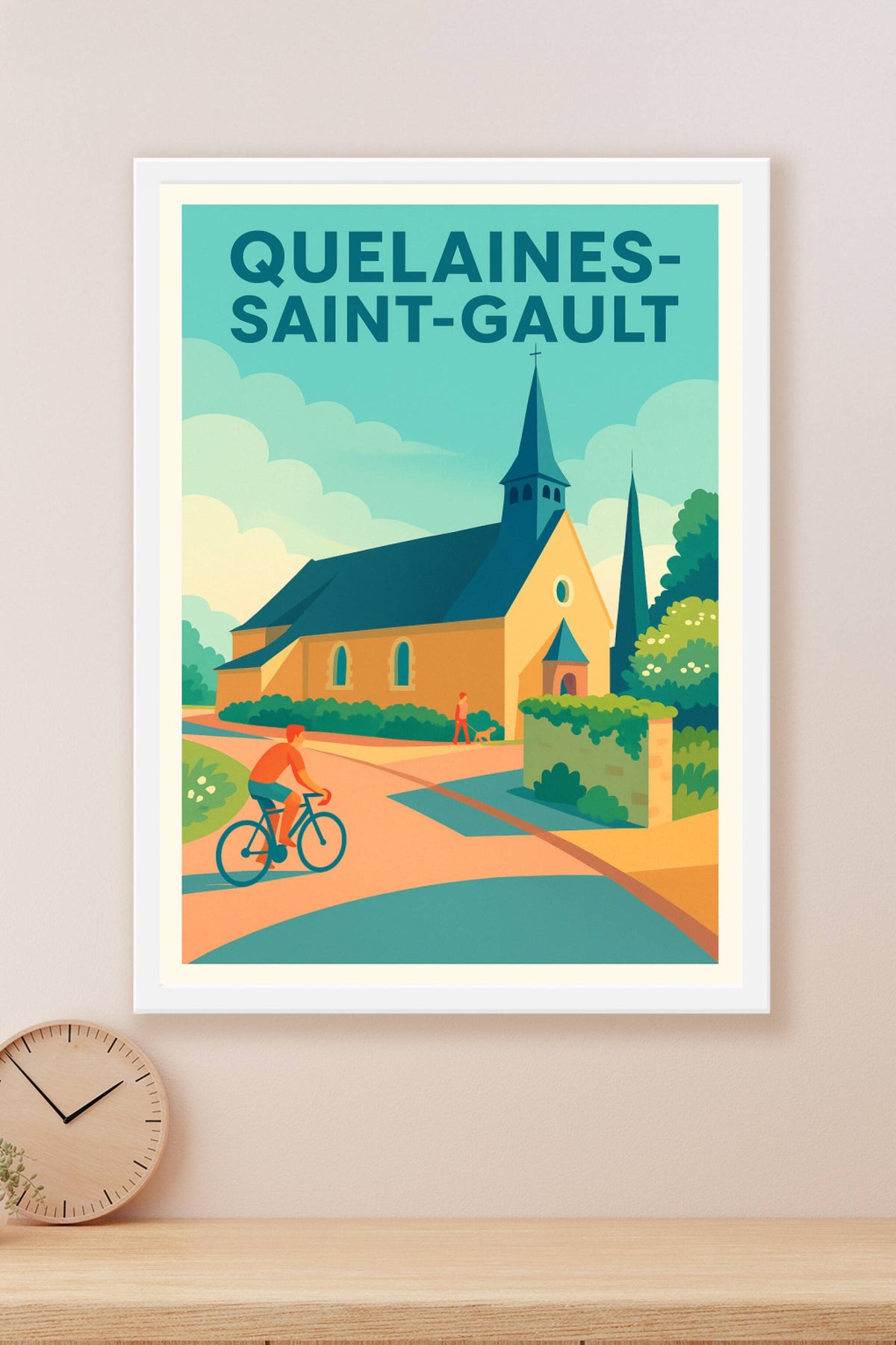 Affiche de Quelaines-Saint-Gault - Charme et sérénité campagnarde